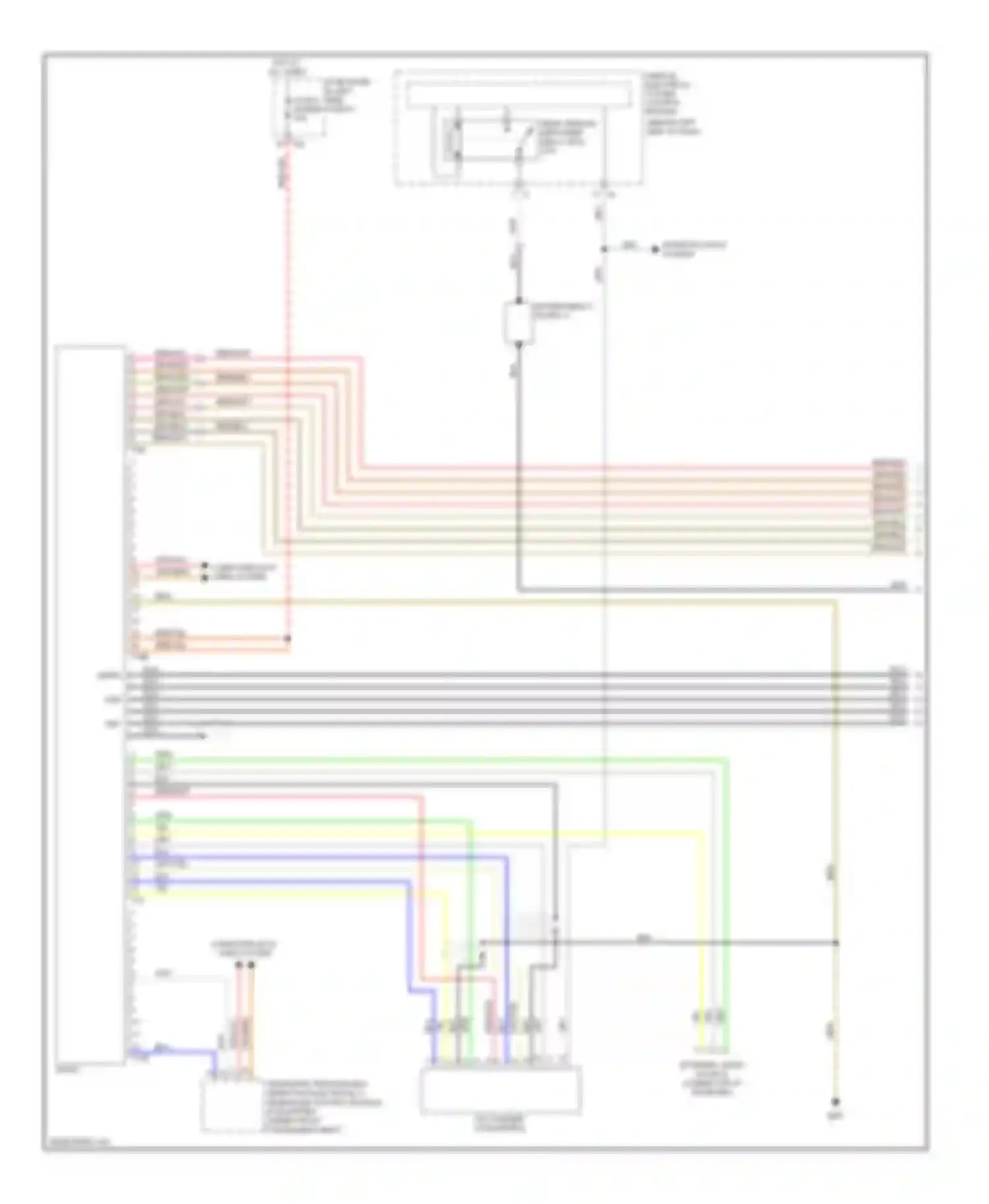 Wiring diagram fuse 8 engine compt) for Volkswagen Tiguan I (2007-2011) (1 of 6)