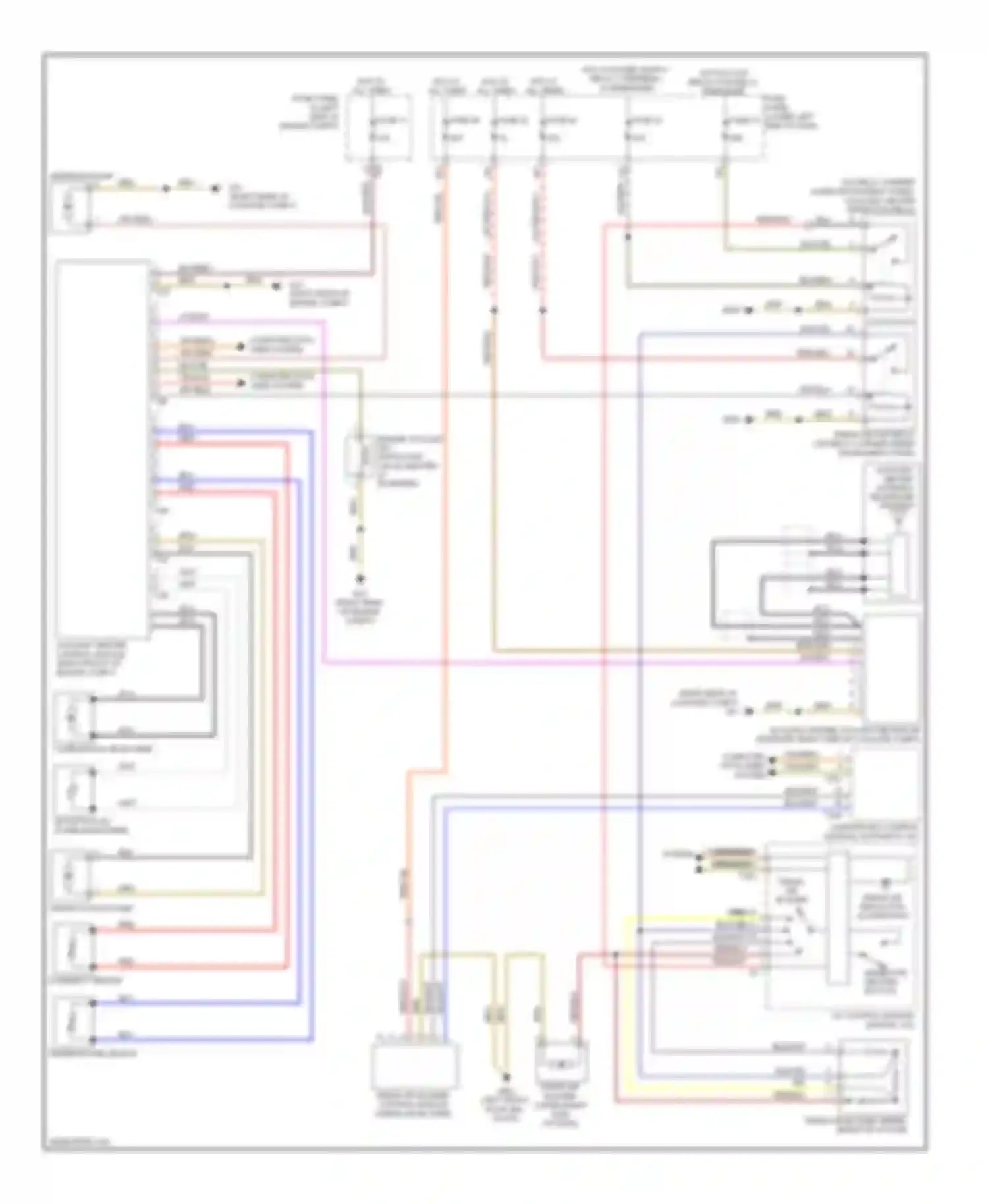 Wiring diagram immediate heating button for Volkswagen Tiguan I (2007-2011) (1 of 1)