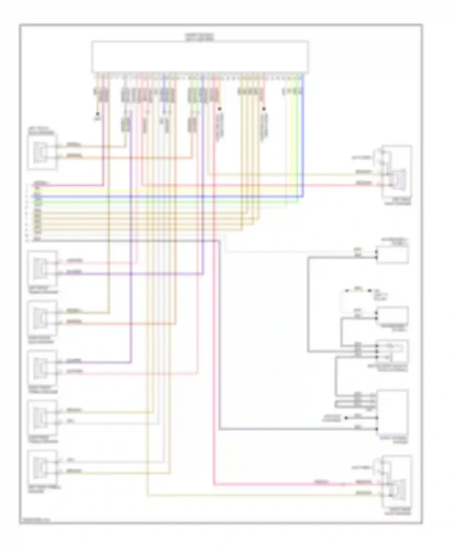 Wiring diagram lines system computer data for Volkswagen Tiguan I (2007-2011) (1 of 7)