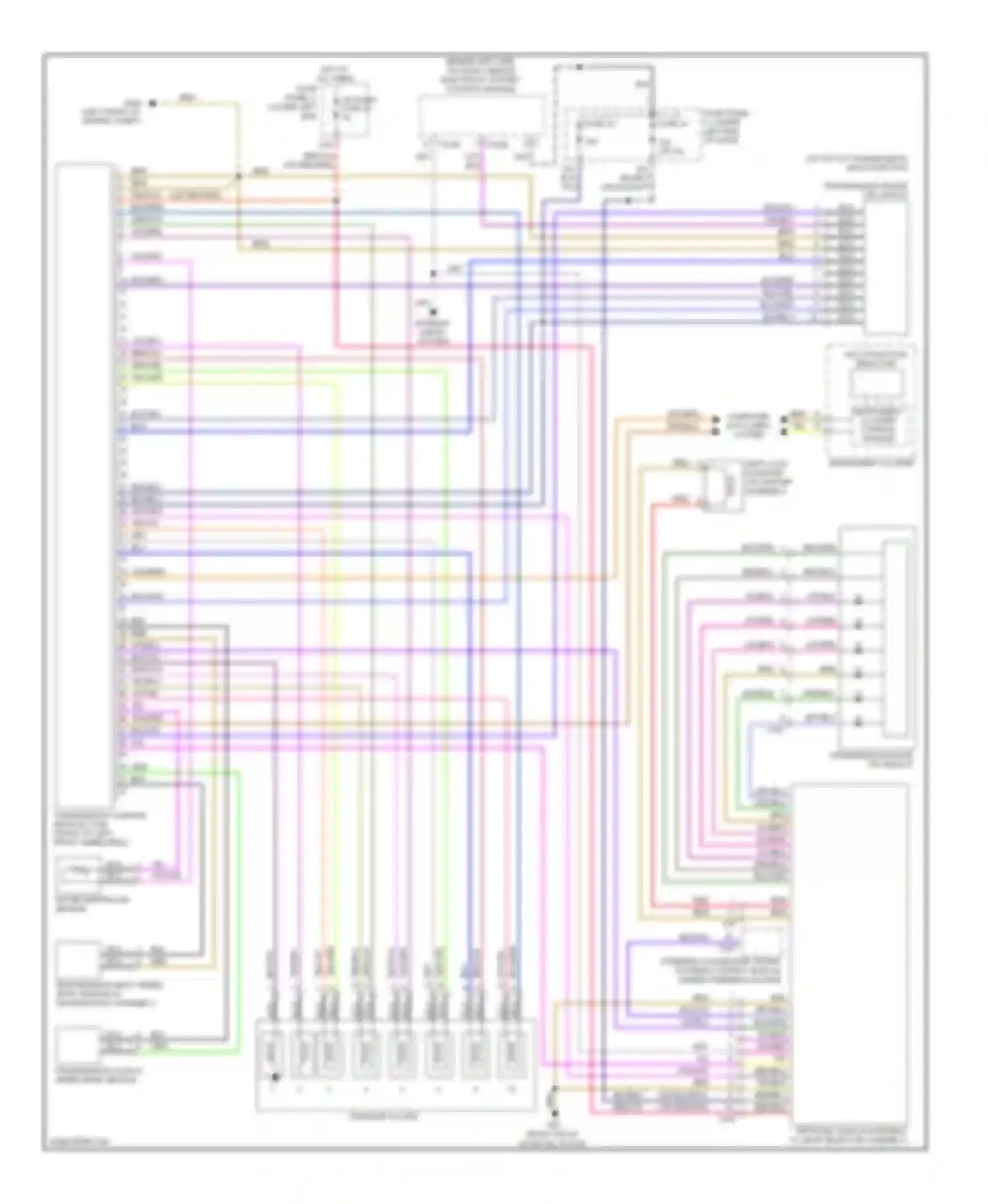 Wiring diagram water separator sensor for Volkswagen Tiguan I (2007-2011) (1 of 1)