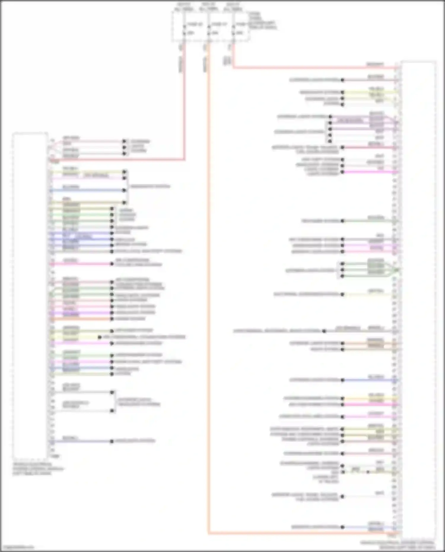 Tiguan Volkswagen II facelift (2020-2024): Vehicle electrical system control module circuit (2 of 2)