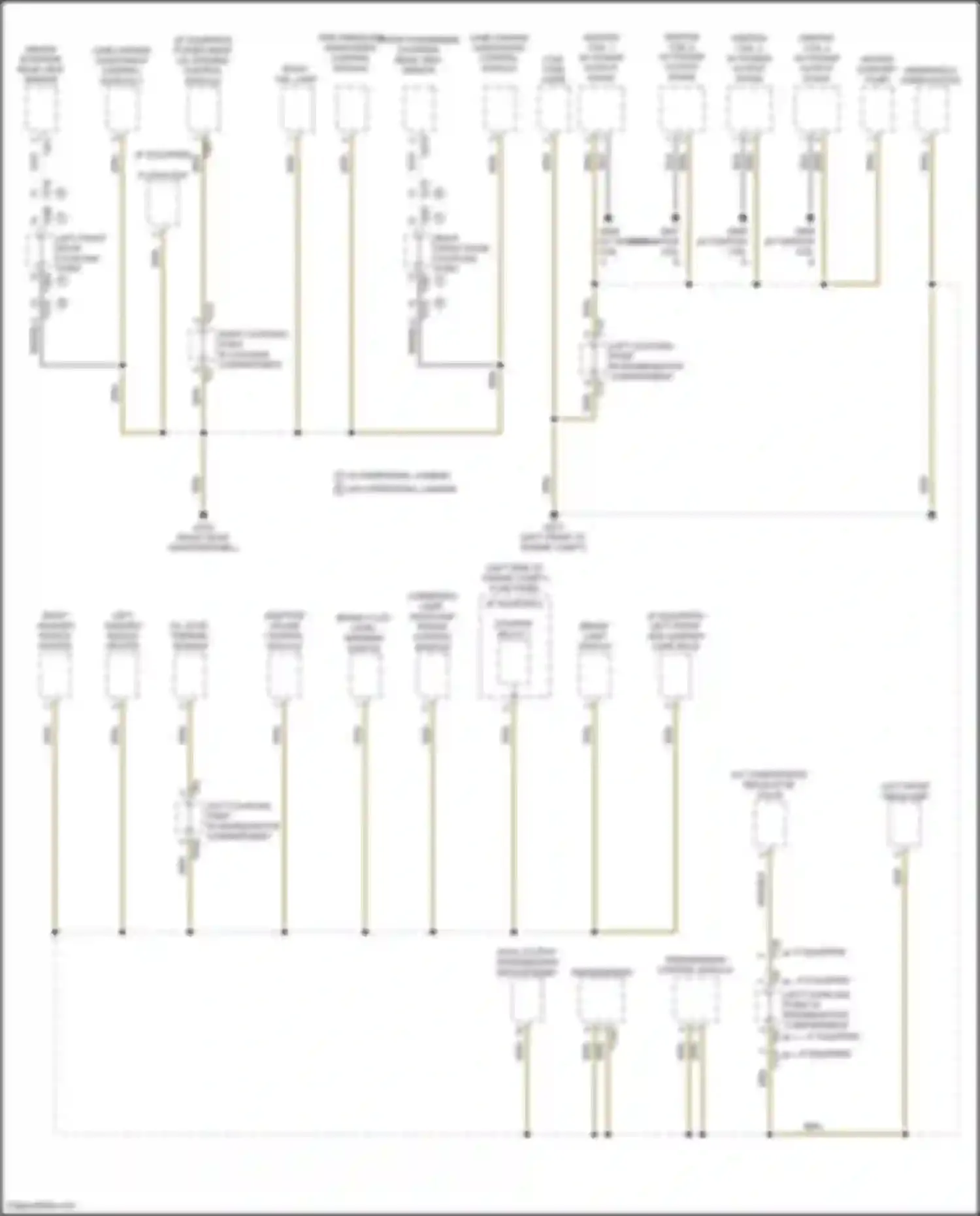Tiguan Volkswagen II facelift (2020-2024): Ground distribution circuit (3 of 5)