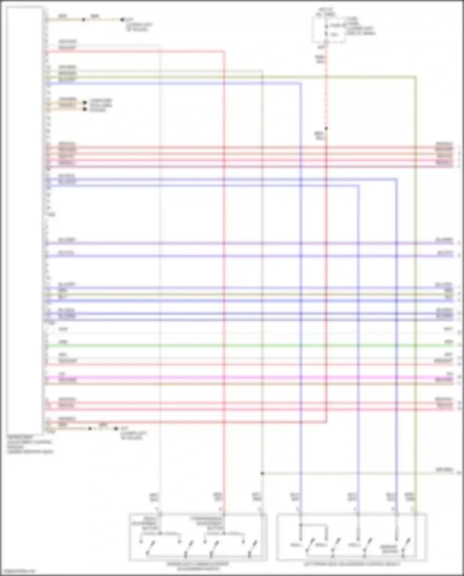 Tiguan Volkswagen II facelift (2020-2024): Driver"s memory seat circuit (1 of 2)