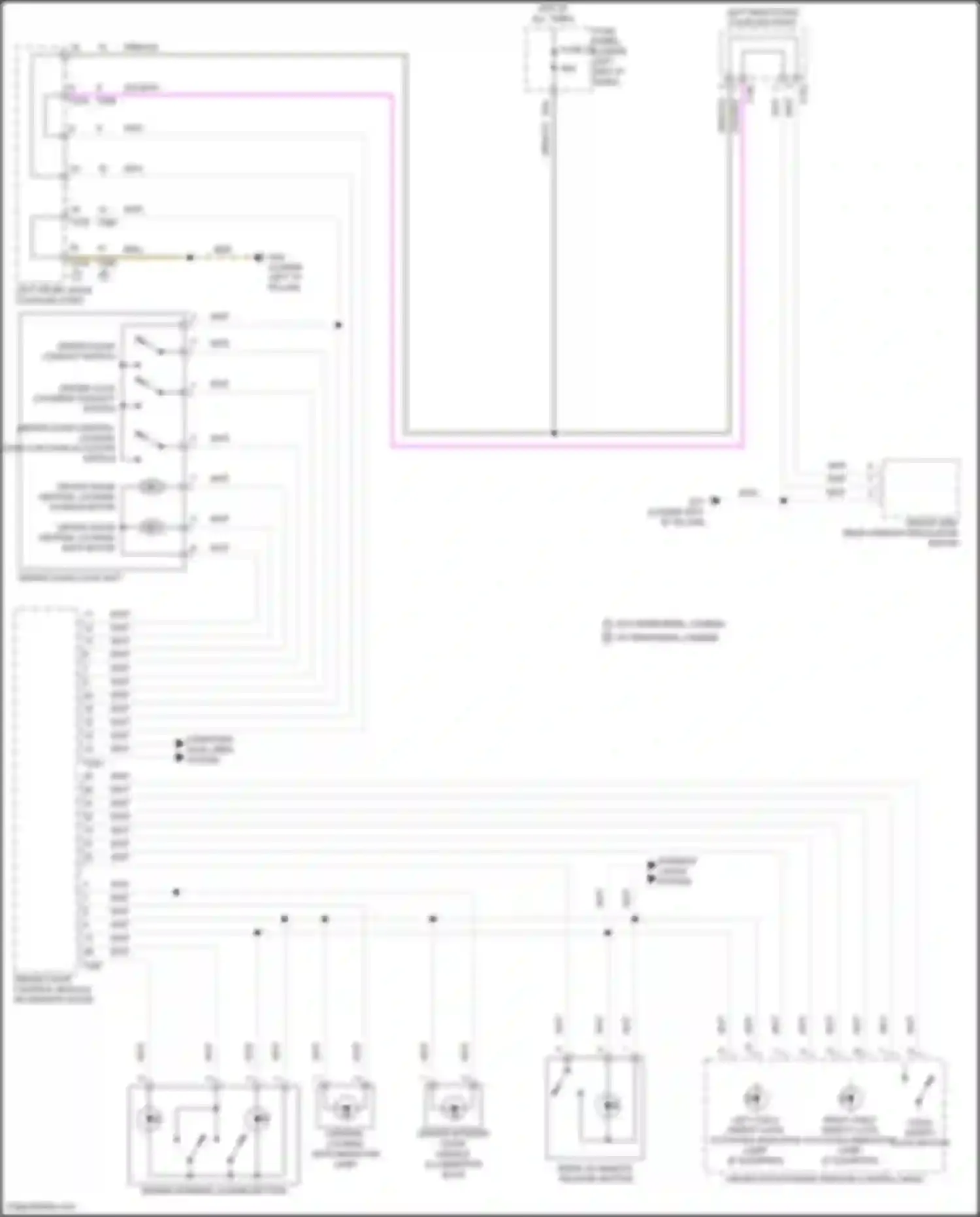 Tiguan Volkswagen II facelift (2020-2024): Power door locks circuit (1 of 4)