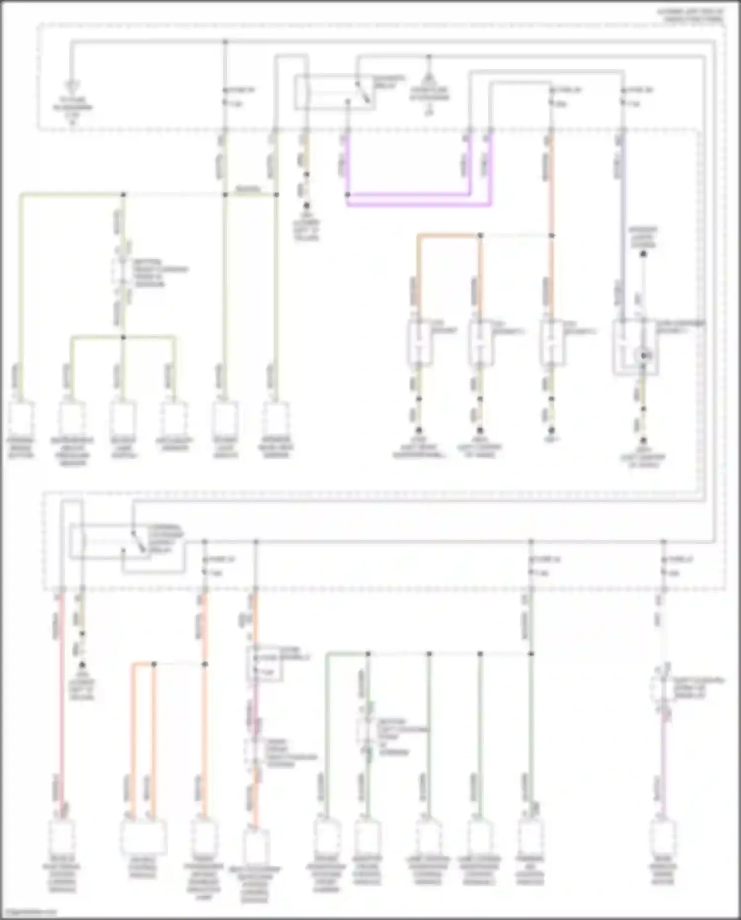 Wiring diagram backup lamp switch for Volkswagen Tiguan II facelift (2020-2024) (2 of 2)