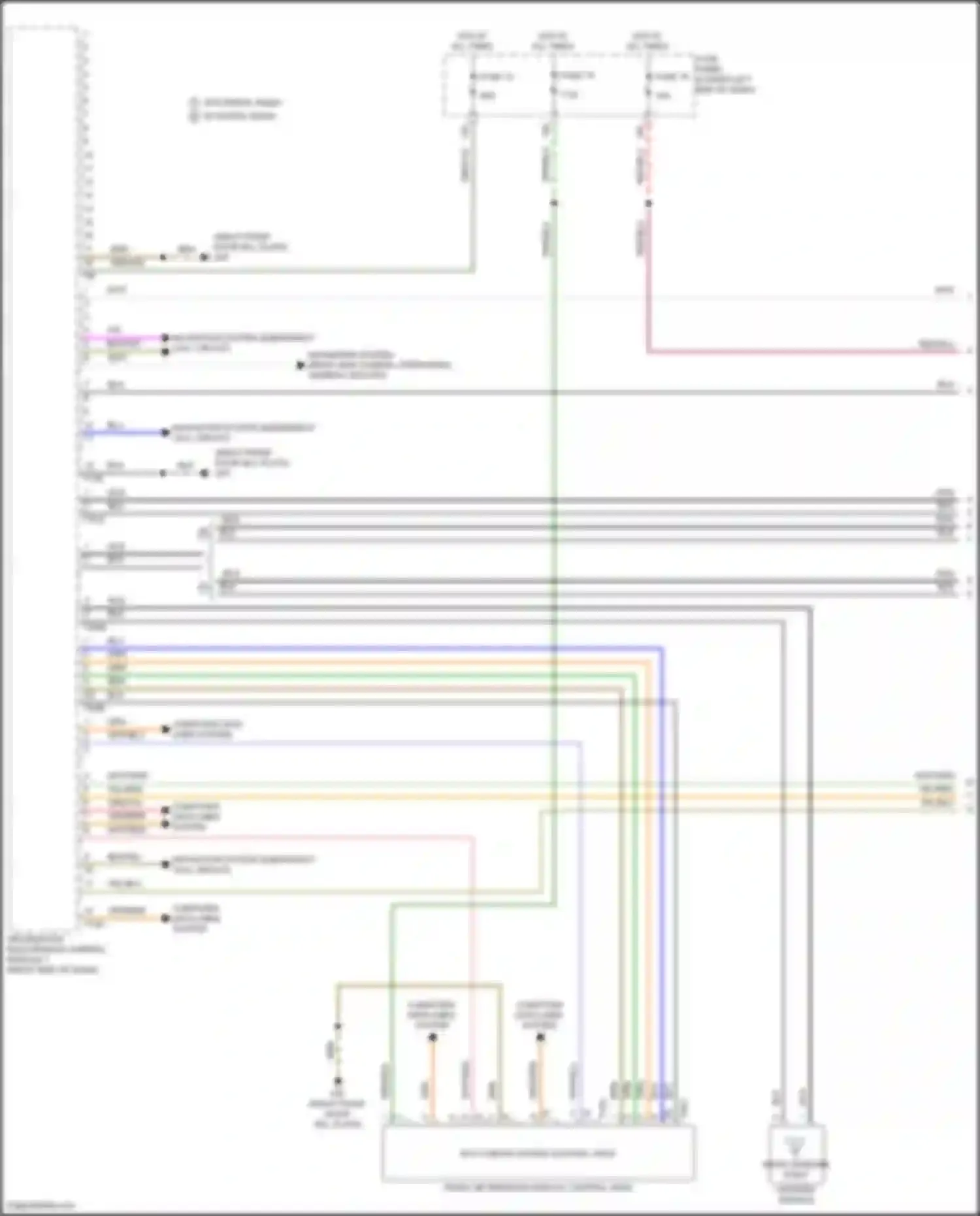 Wiring diagram computer data lines system for Volkswagen Tiguan II facelift (2020-2024) (11 of 101)