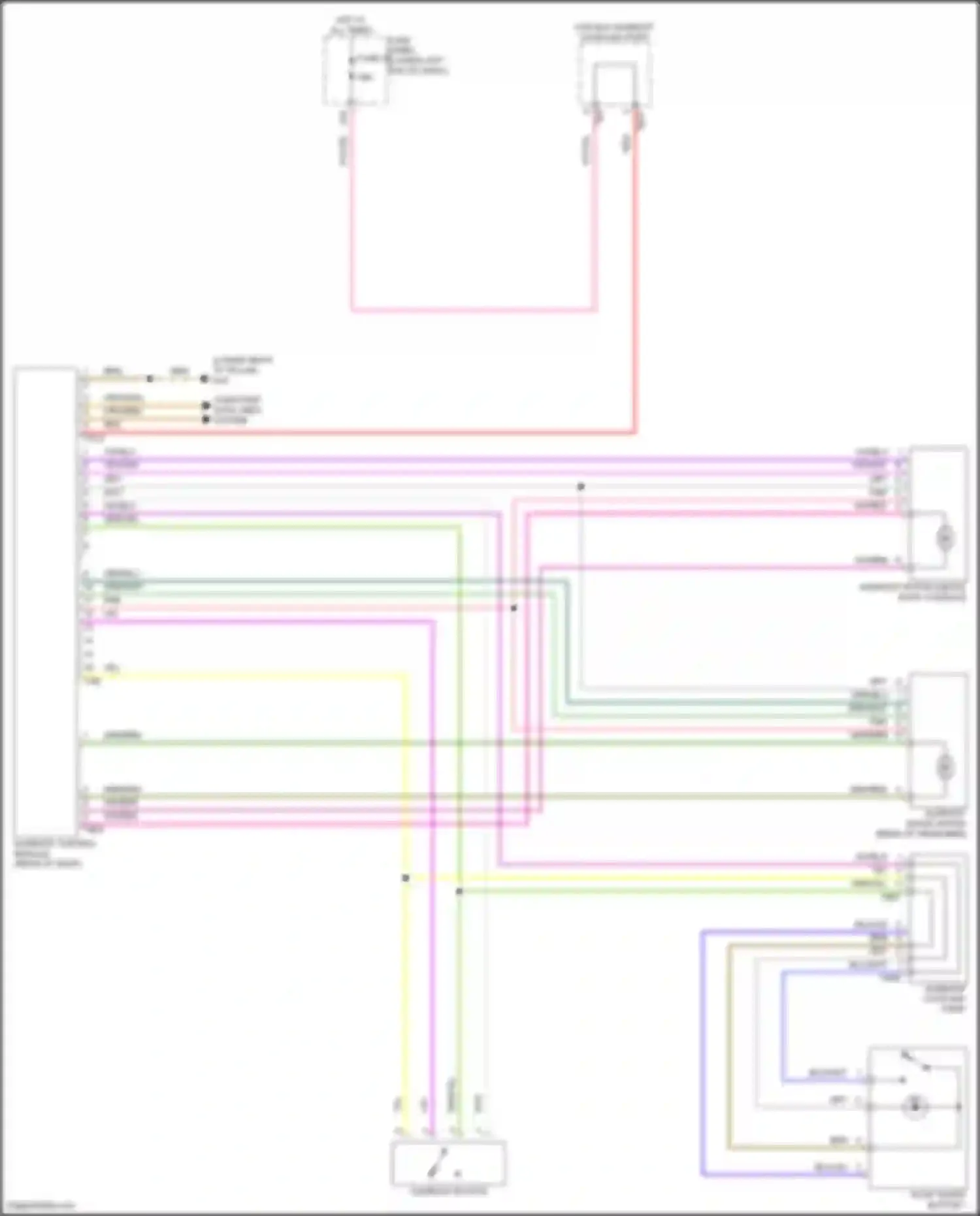 Wiring diagram computer data lines system for Volkswagen Tiguan II facelift (2020-2024) (7 of 101)