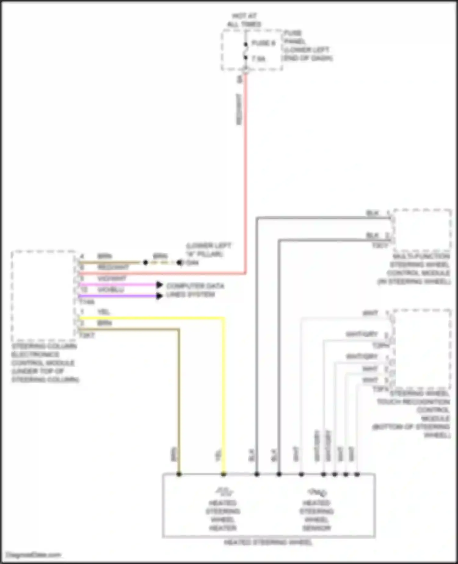 Wiring diagram computer data lines system for Volkswagen Tiguan II facelift (2020-2024) (36 of 101)
