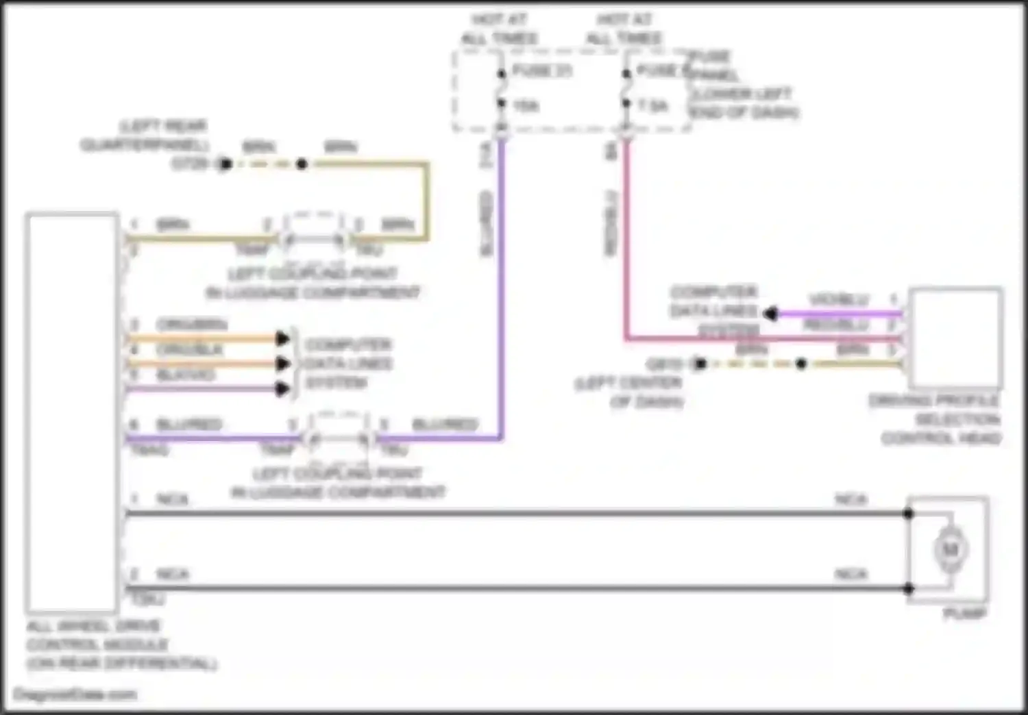 Wiring diagram computer data lines system for Volkswagen Tiguan II facelift (2020-2024) (34 of 101)