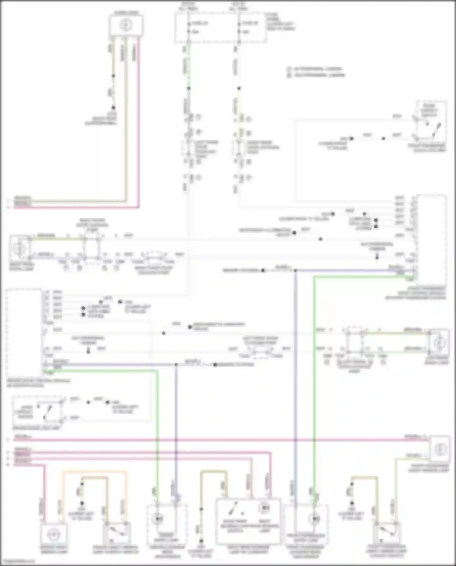 Wiring diagram flash light for Volkswagen Tiguan II facelift (2020-2024) (1 of 1)