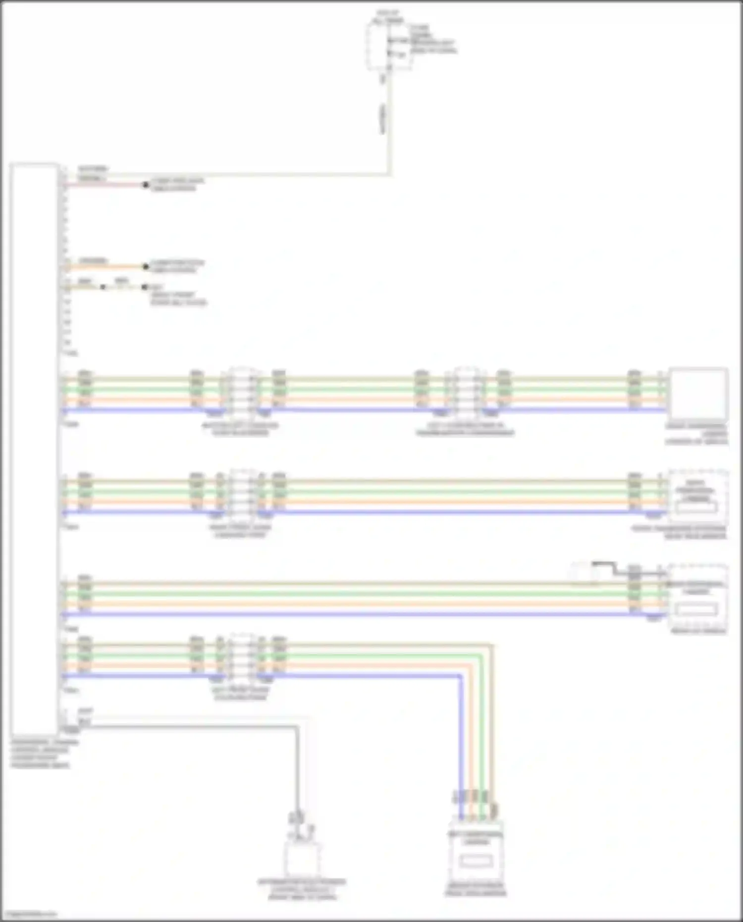 Wiring diagram front peripheral camera for Volkswagen Tiguan II facelift (2020-2024) (1 of 1)