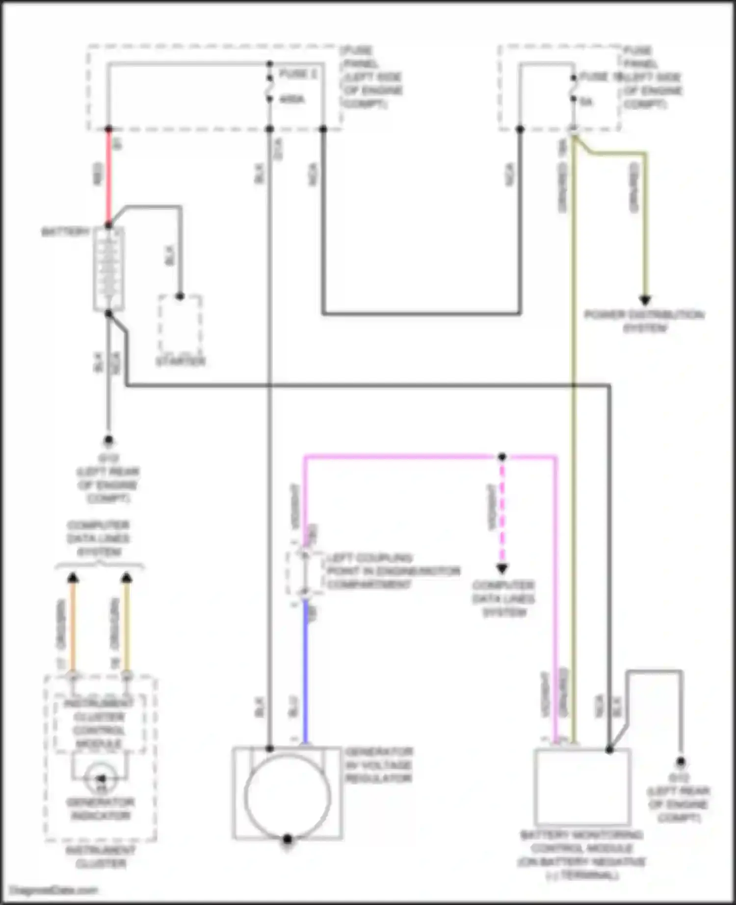Wiring diagram fuse panel a for Volkswagen Tiguan II facelift (2020-2024) (2 of 7)