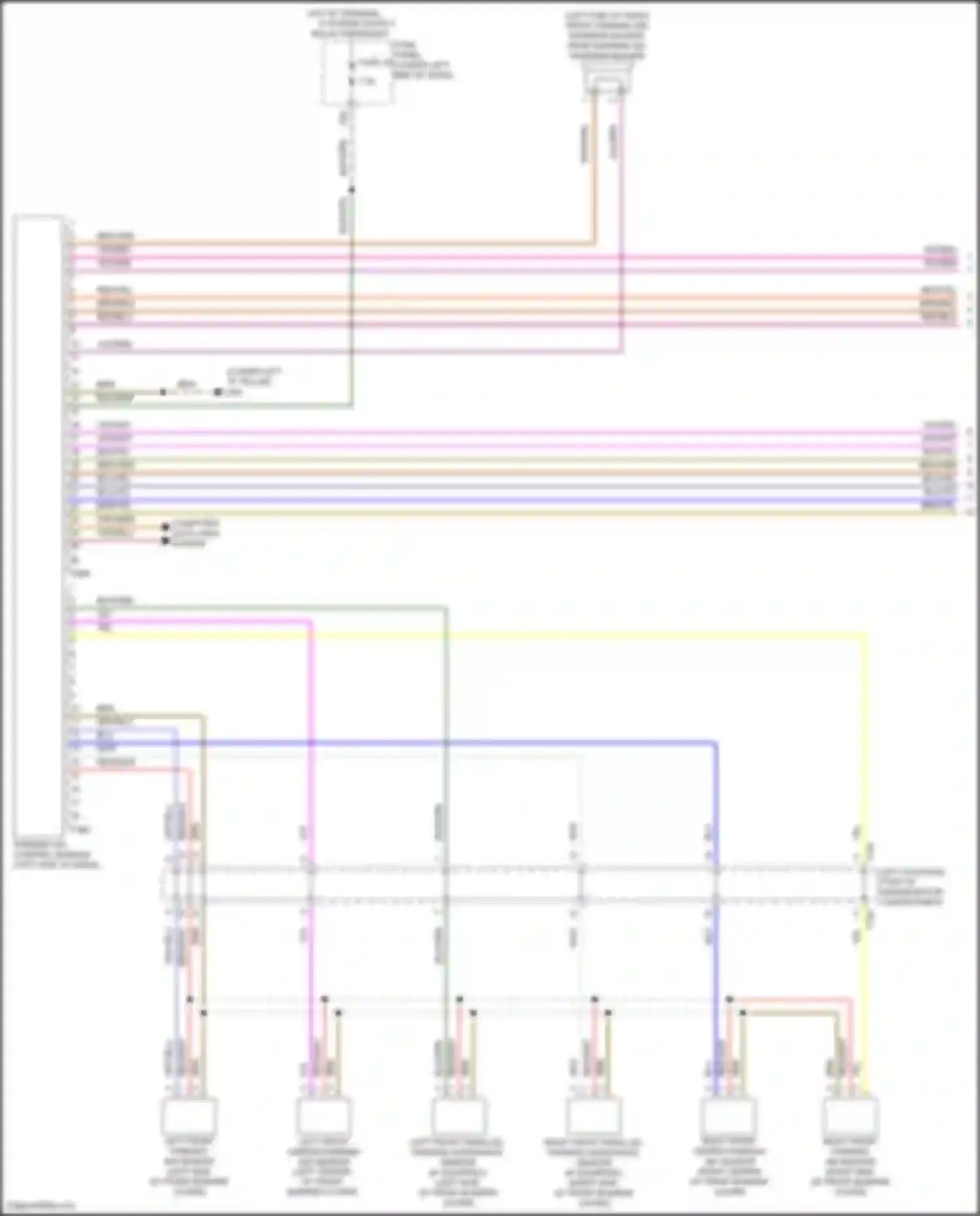 Wiring diagram fuse panel c for Volkswagen Tiguan II facelift (2020-2024) (48 of 73)