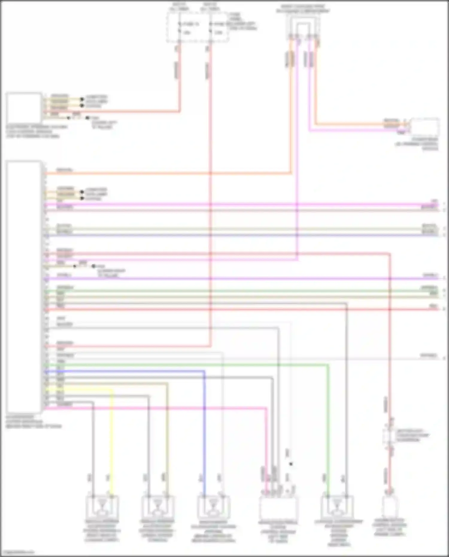 Wiring diagram fuse panel c for Volkswagen Tiguan II facelift (2020-2024) (31 of 73)