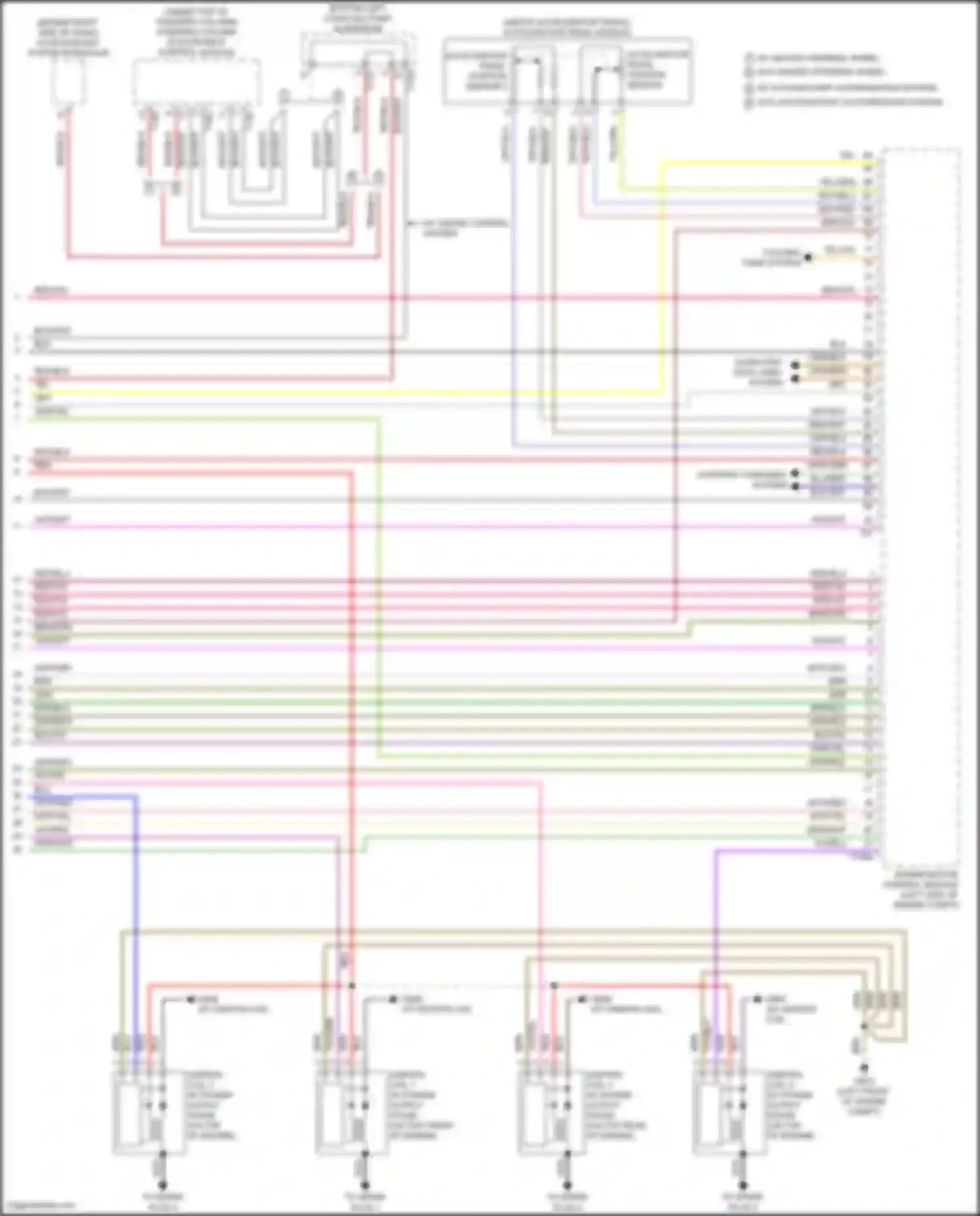 Wiring diagram ignition coil 3 w/ power output stage for Volkswagen Tiguan II facelift (2020-2024) (2 of 2)