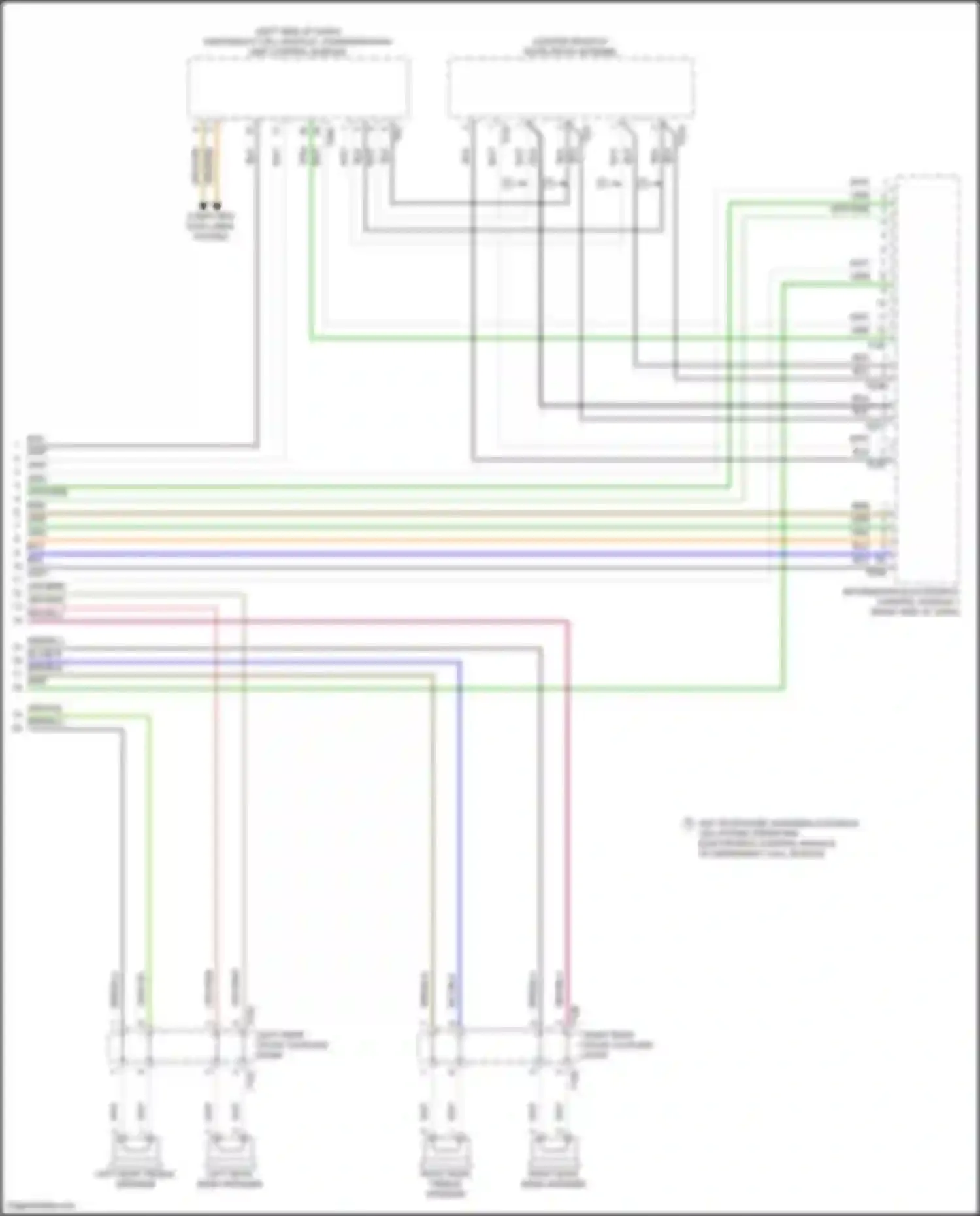 Wiring diagram information electronics control module 1 for Volkswagen Tiguan II facelift (2020-2024) (5 of 18)