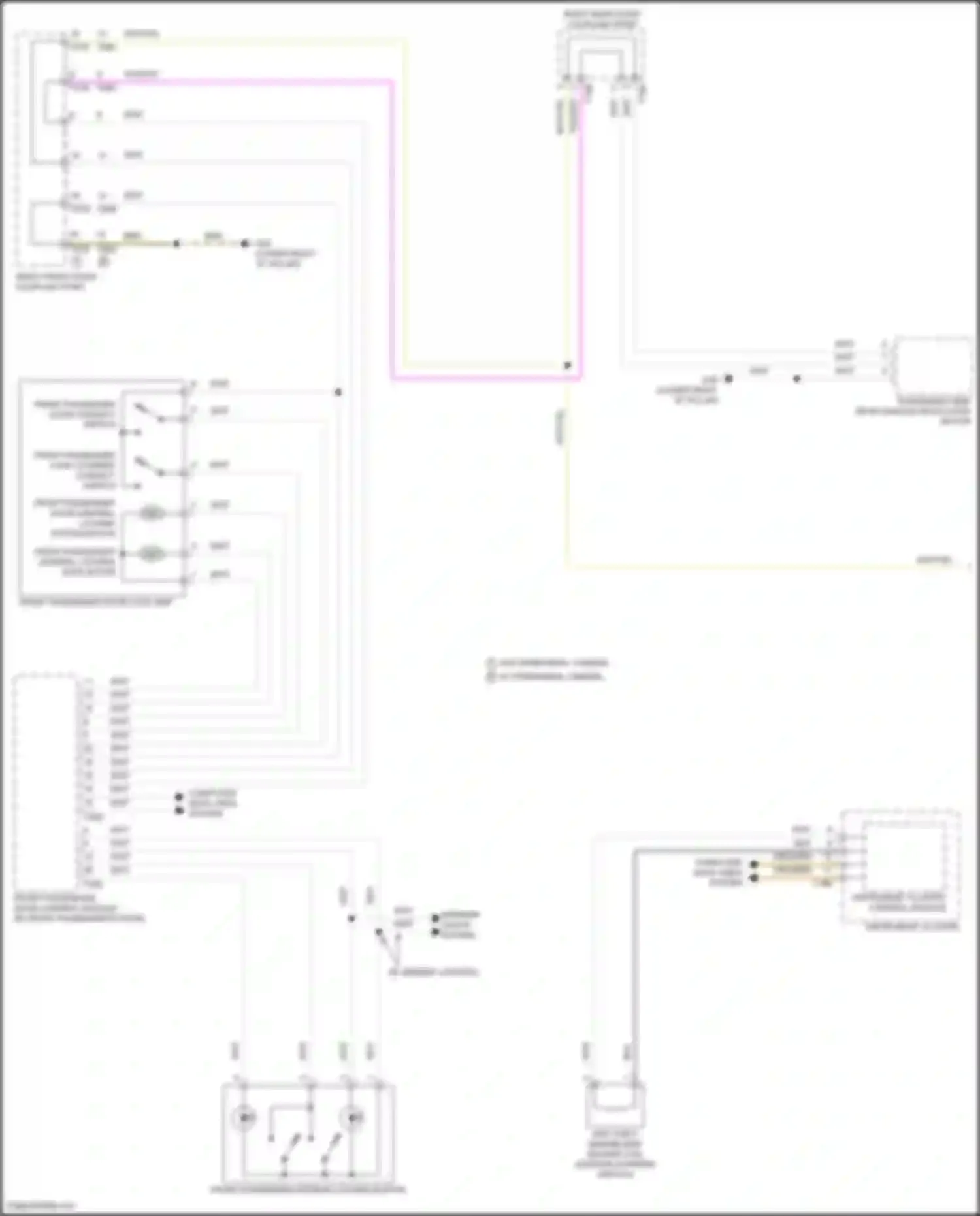 Wiring diagram instrument cluster control module for Volkswagen Tiguan II facelift (2020-2024) (5 of 17)