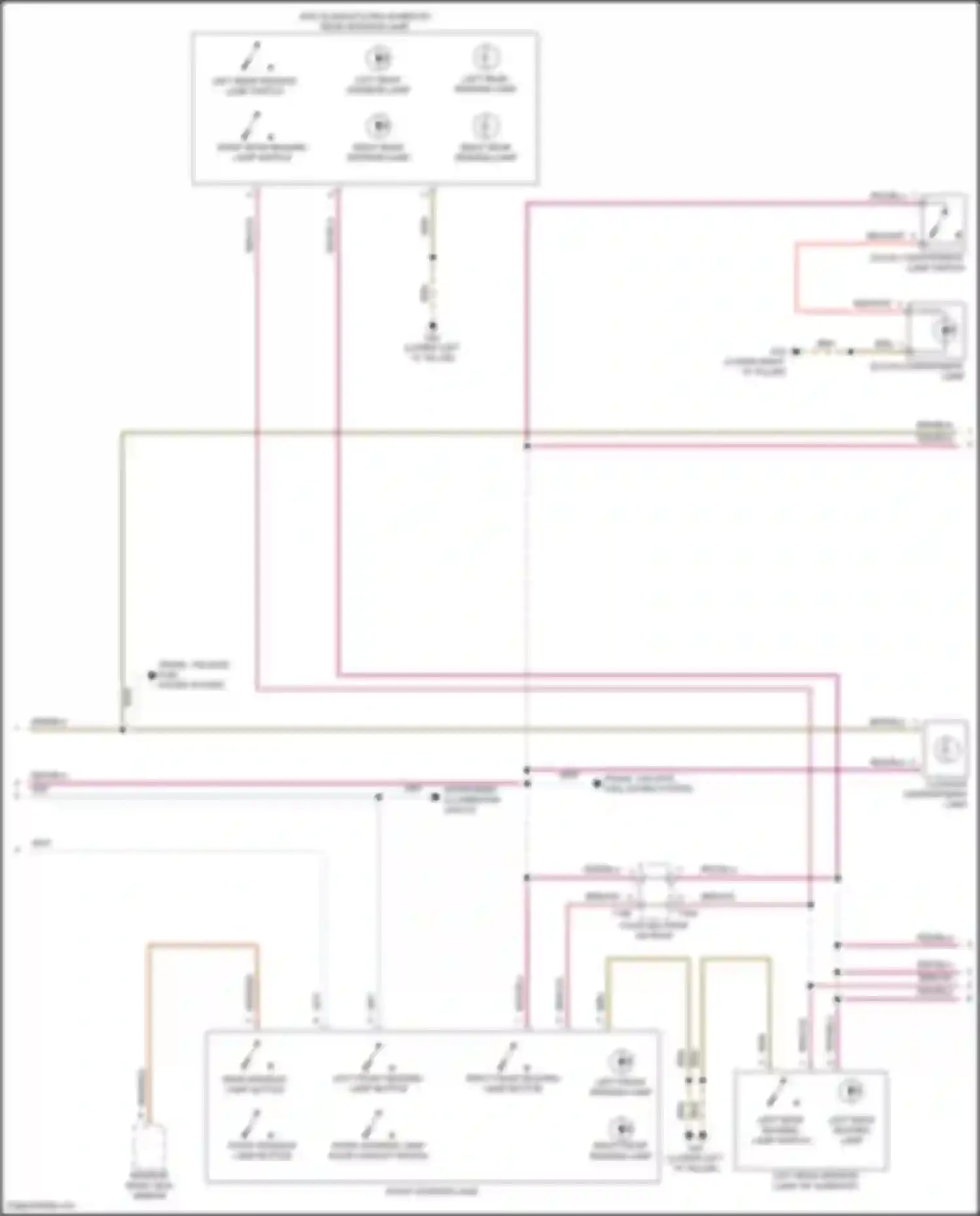 Wiring diagram instrument illumination circuit for Volkswagen Tiguan II facelift (2020-2024) (1 of 2)