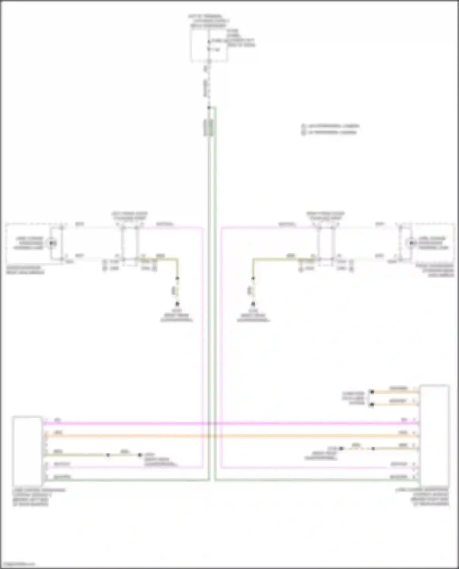 Wiring diagram lane change assistance control module 2 for Volkswagen Tiguan II facelift (2020-2024) (3 of 4)