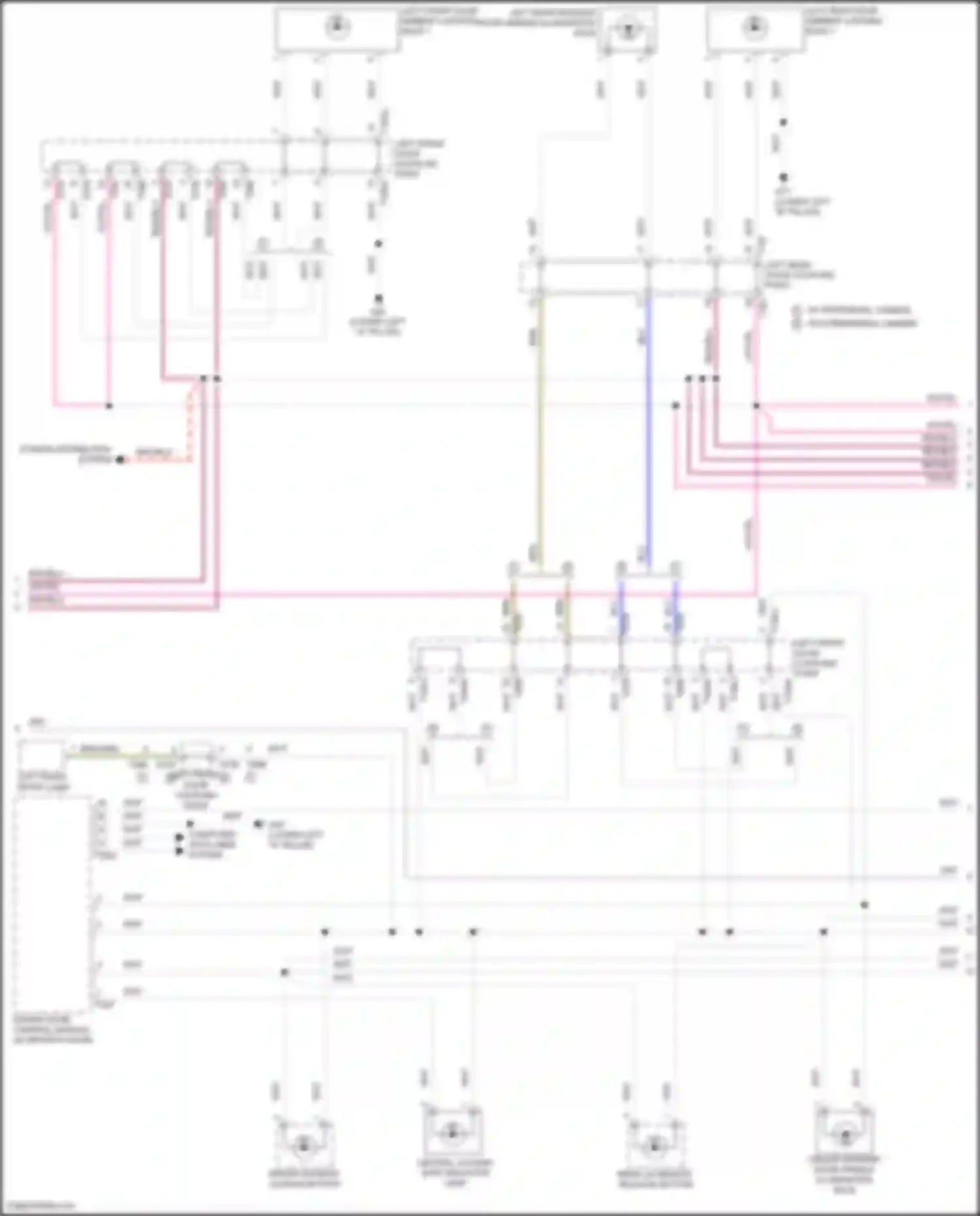 Wiring diagram left front entry lamp for Volkswagen Tiguan II facelift (2020-2024) (2 of 2)