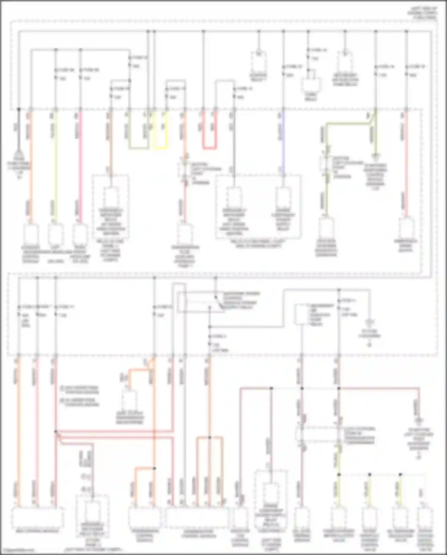 Wiring diagram left front headlamp for Volkswagen Tiguan II facelift (2020-2024) (3 of 3)