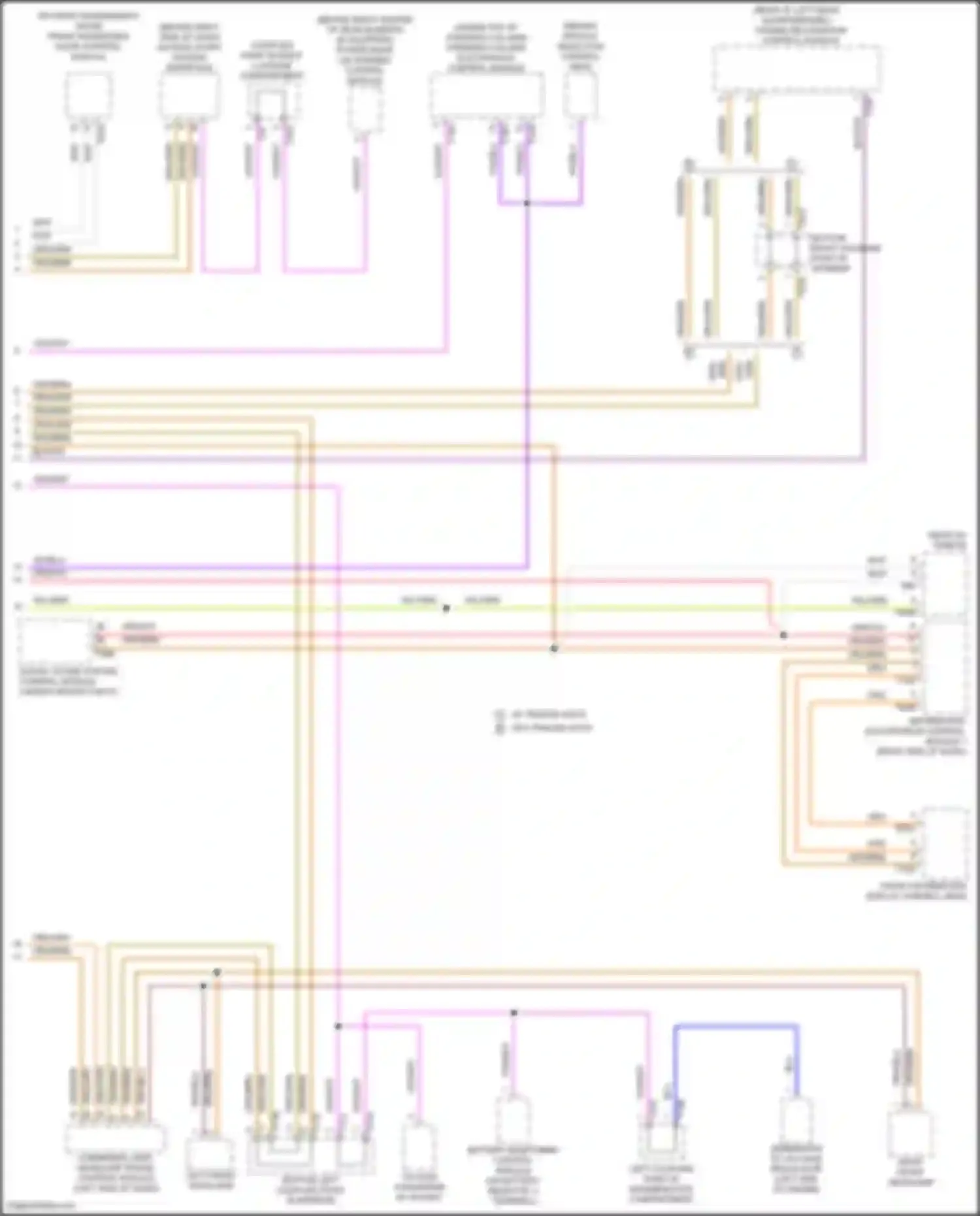Wiring diagram left front headlamp for Volkswagen Tiguan II facelift (2020-2024) (1 of 3)