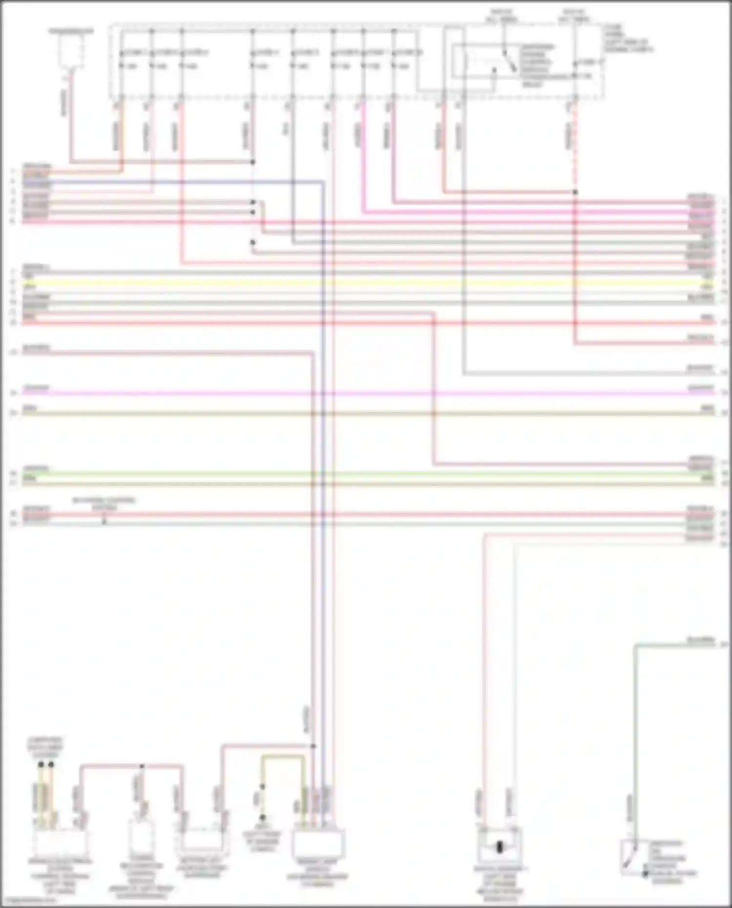 Wiring diagram motronic engine control module power supply relay for Volkswagen Tiguan II facelift (2020-2024) (3 of 3)