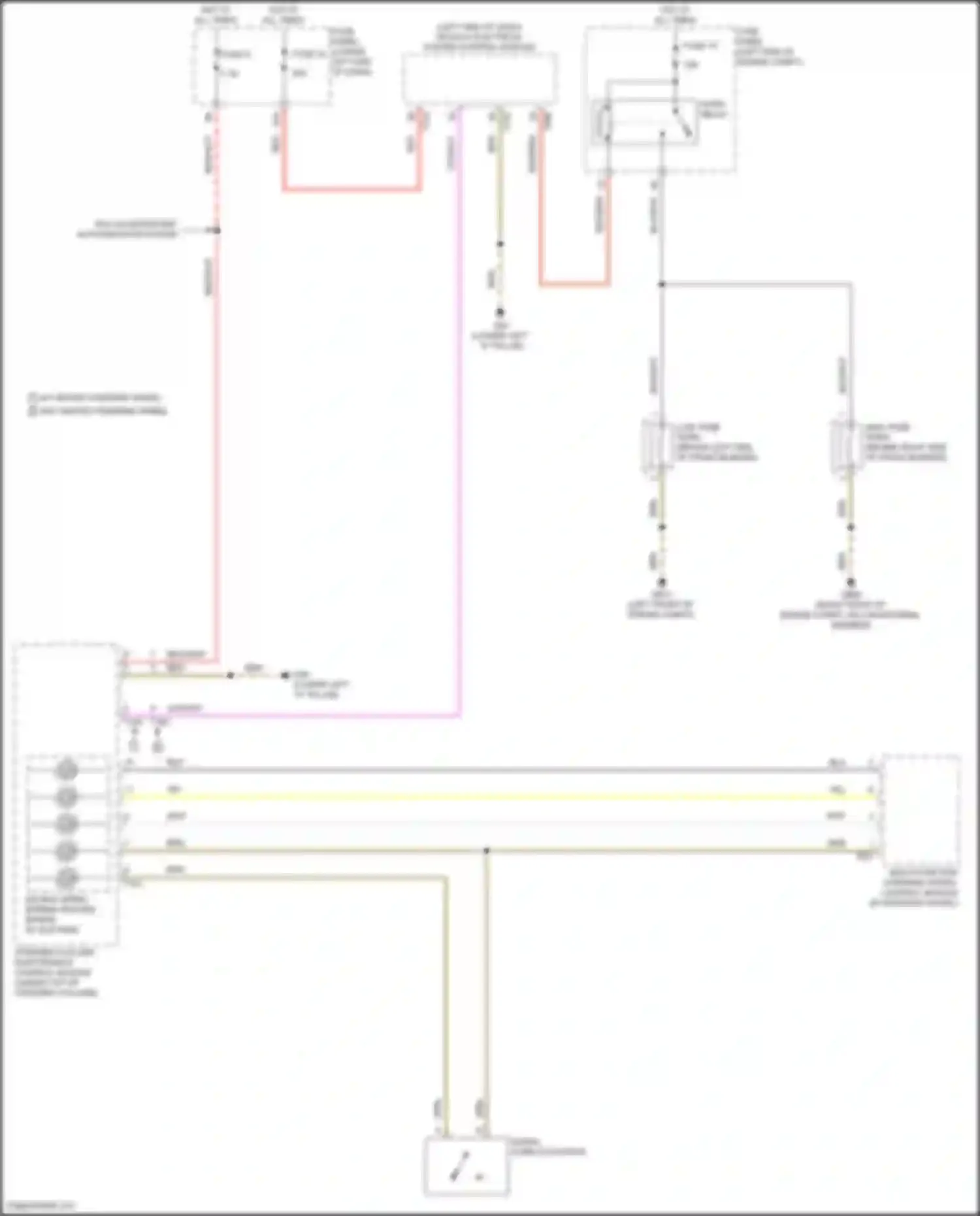 Wiring diagram multi-function steering wheel control module for Volkswagen Tiguan II facelift (2020-2024) (3 of 3)