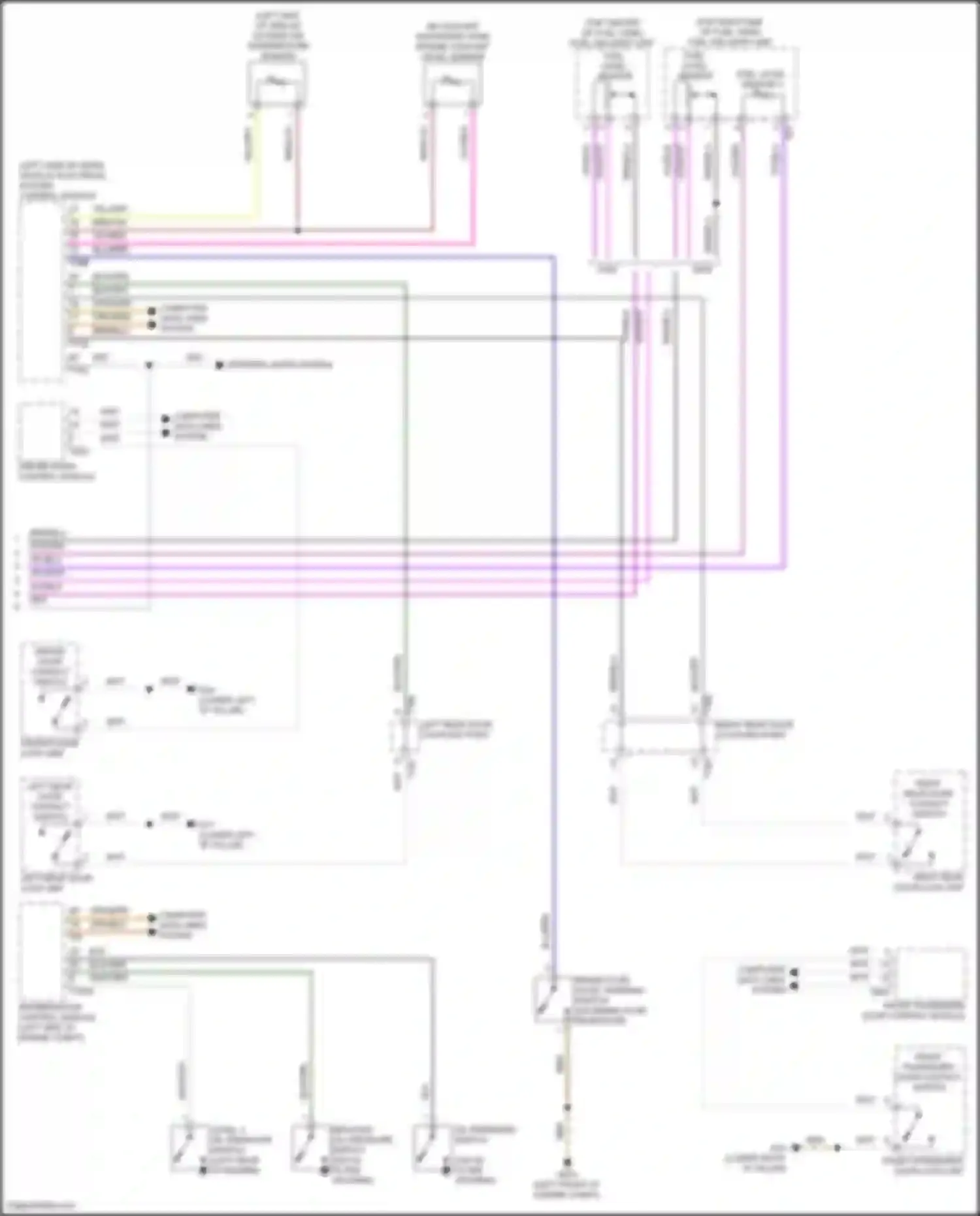 Wiring diagram outside air temperature sensor for Volkswagen Tiguan II facelift (2020-2024) (2 of 3)