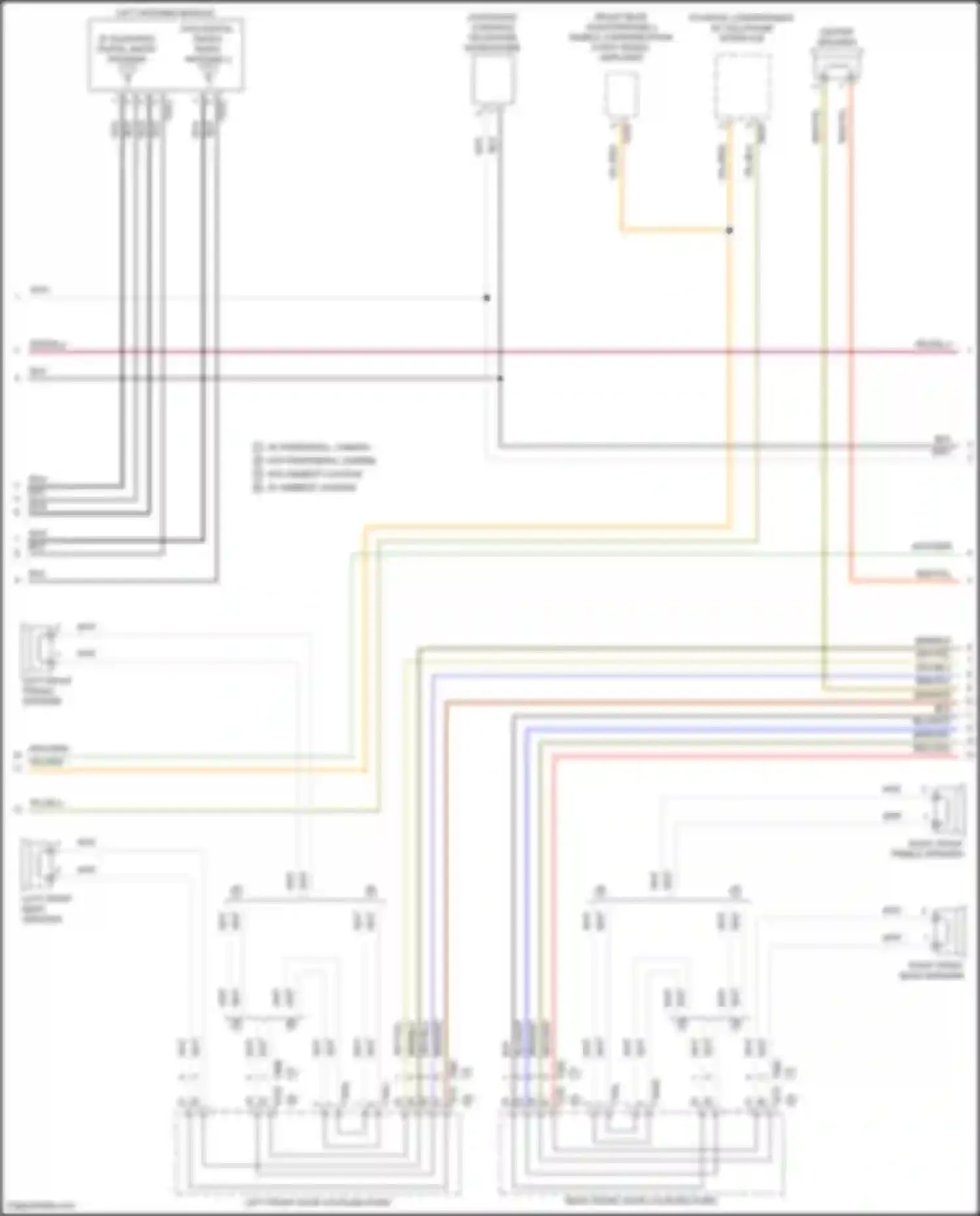 Wiring diagram overhead console for Volkswagen Tiguan II facelift (2020-2024) (4 of 8)
