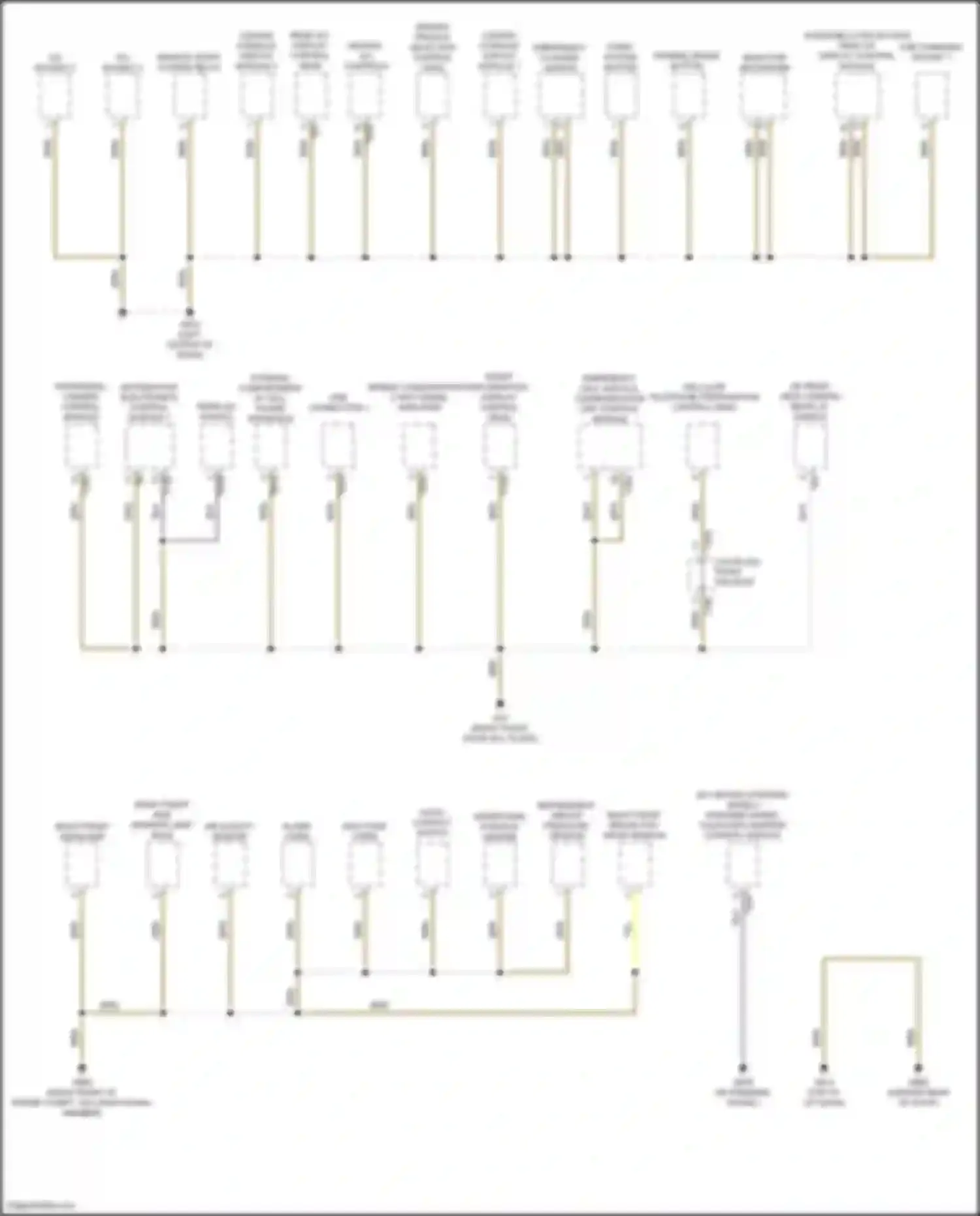 Wiring diagram parking brake button for Volkswagen Tiguan II facelift (2020-2024) (2 of 7)