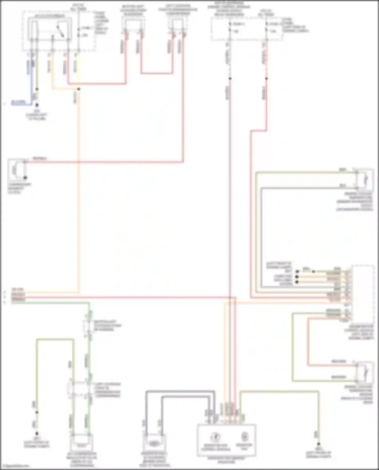 Wiring diagram radiator fan control module for Volkswagen Tiguan II facelift (2020-2024) (3 of 5)