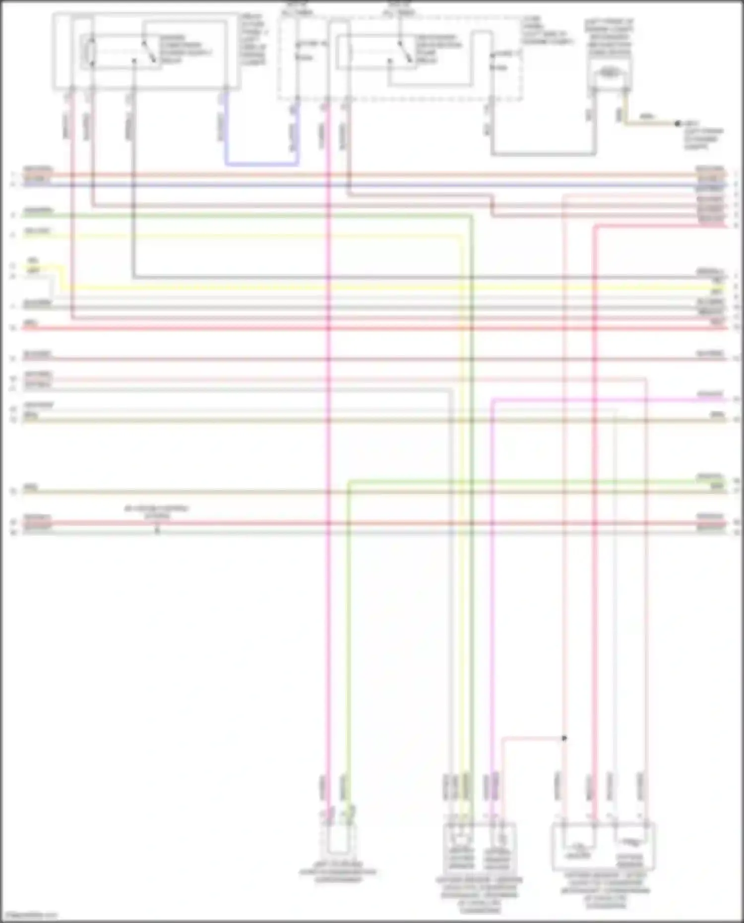 Wiring diagram relay & fuse panel 3 for Volkswagen Tiguan II facelift (2020-2024) (4 of 4)