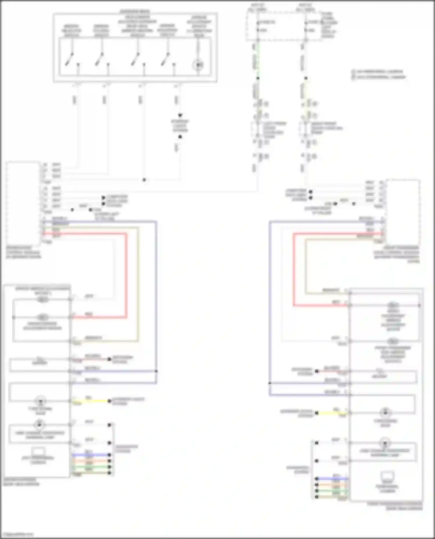 Wiring diagram right peripheral camera for Volkswagen Tiguan II facelift (2020-2024) (3 of 3)
