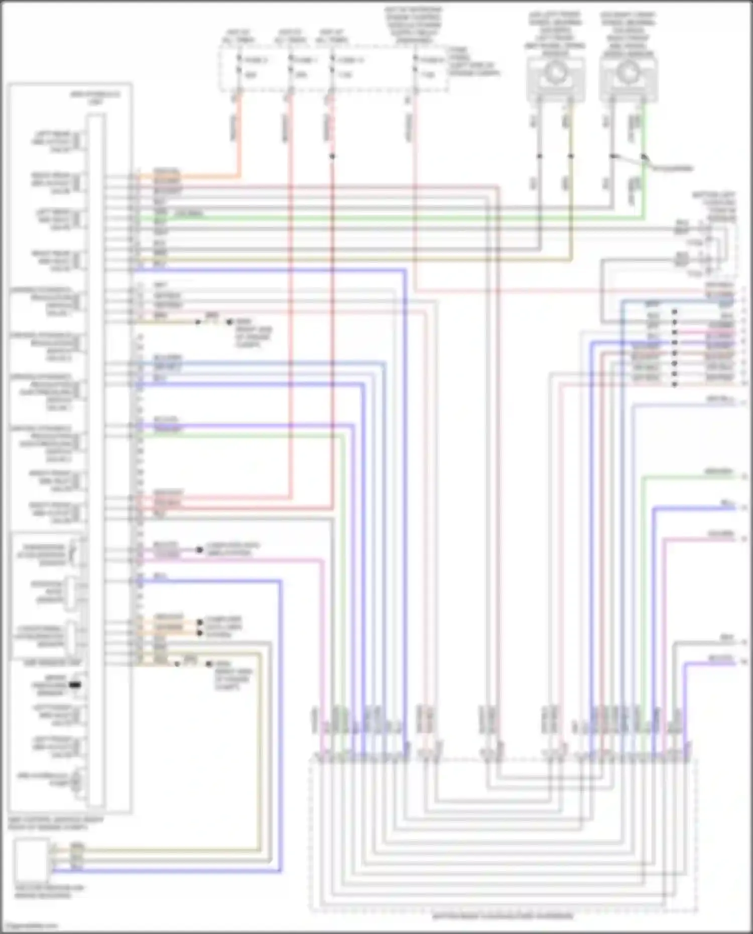 Wiring diagram rotation rate sensor for Volkswagen Tiguan II facelift (2020-2024) (1 of 1)
