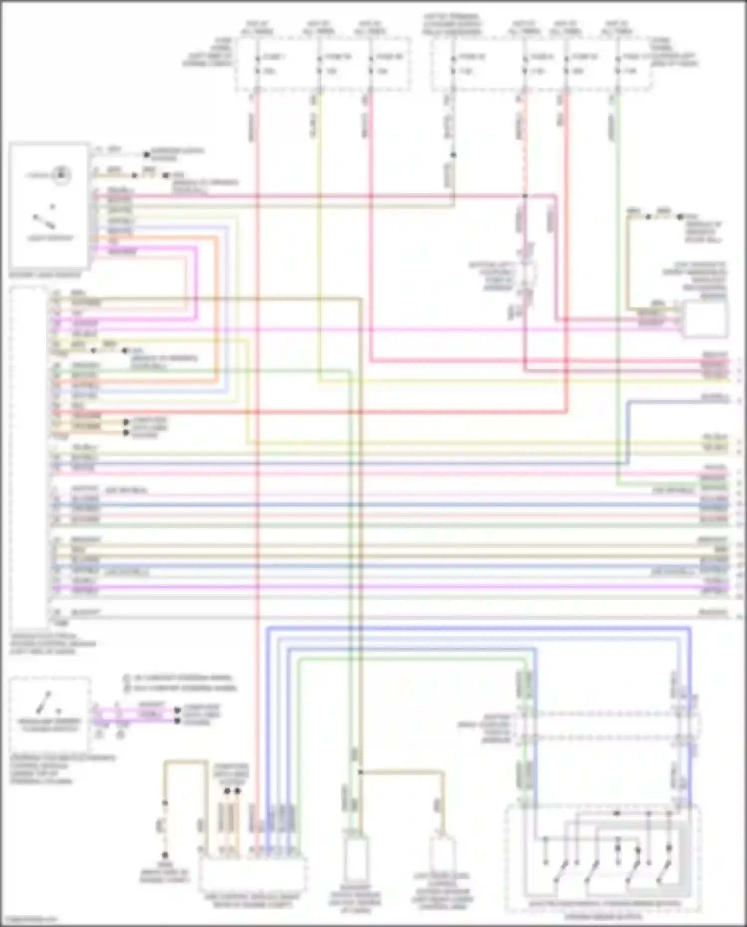 Wiring diagram sunlight photo sensor for Volkswagen Tiguan II facelift (2020-2024) (2 of 3)