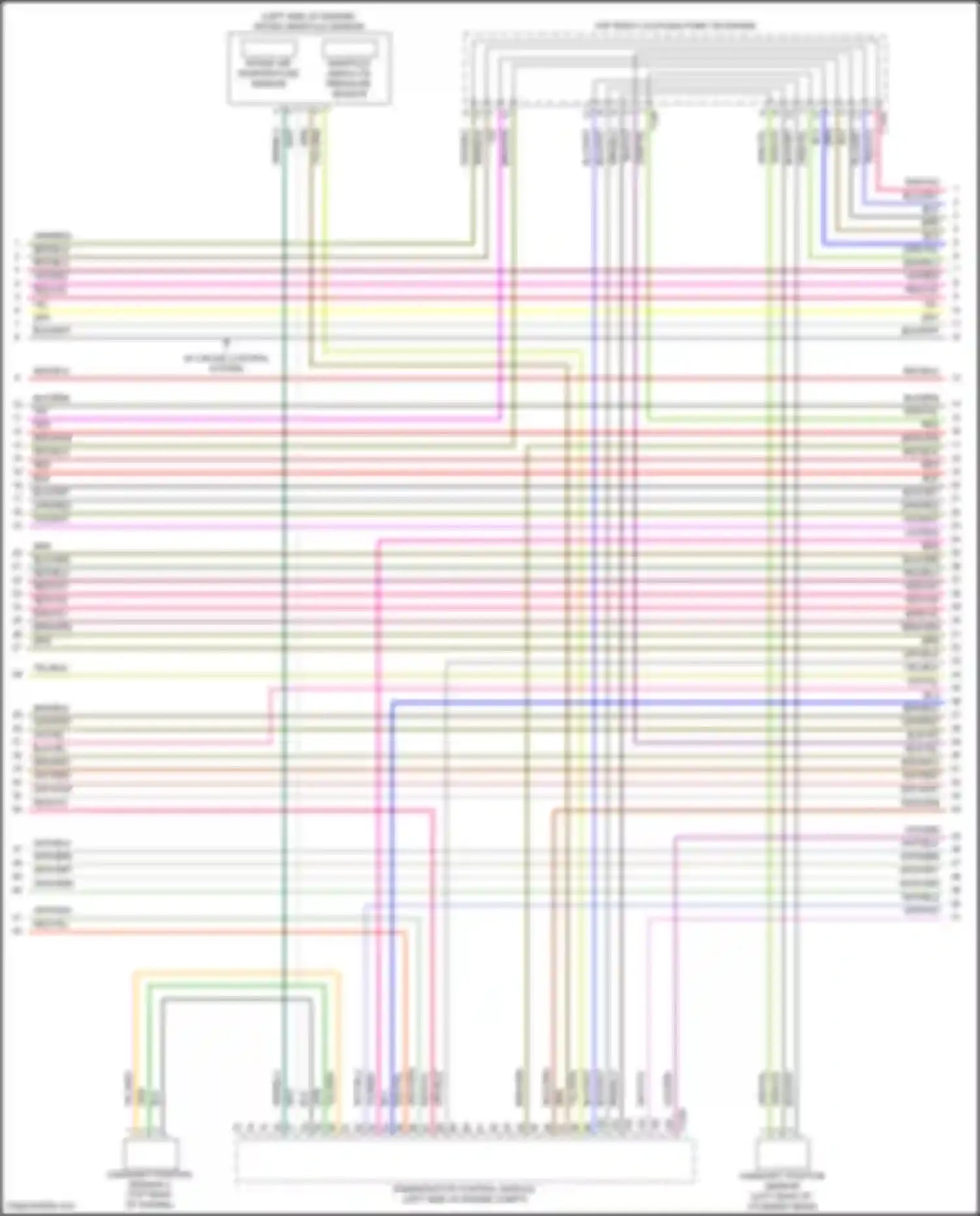 Wiring diagram top right coupling point on engine for Volkswagen Tiguan II facelift (2020-2024) (2 of 2)