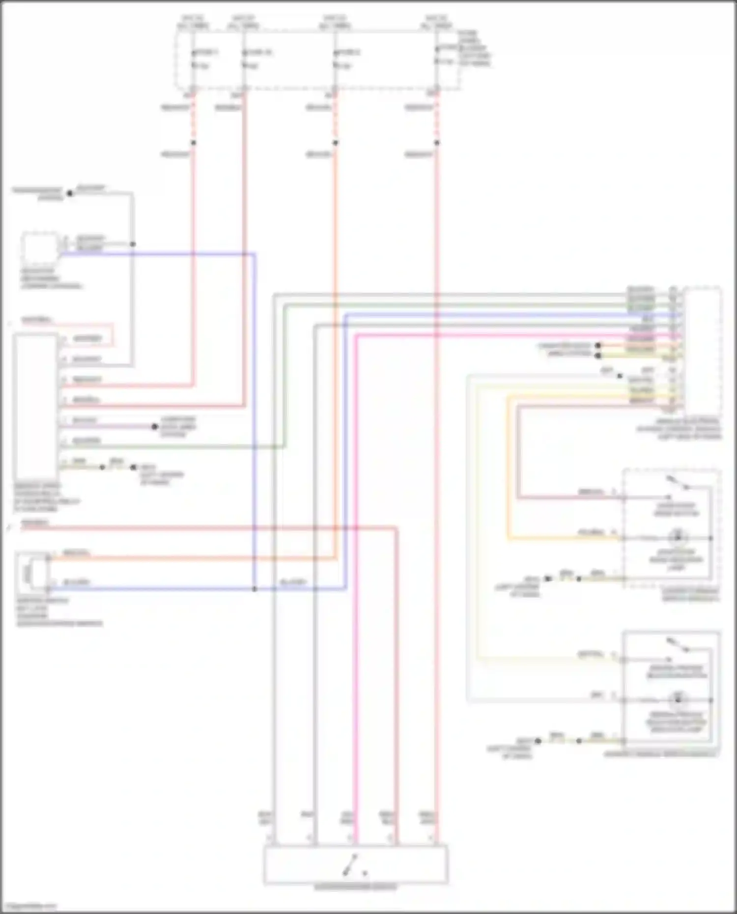 Wiring diagram transmissions system for Volkswagen Tiguan II facelift (2020-2024) (1 of 2)