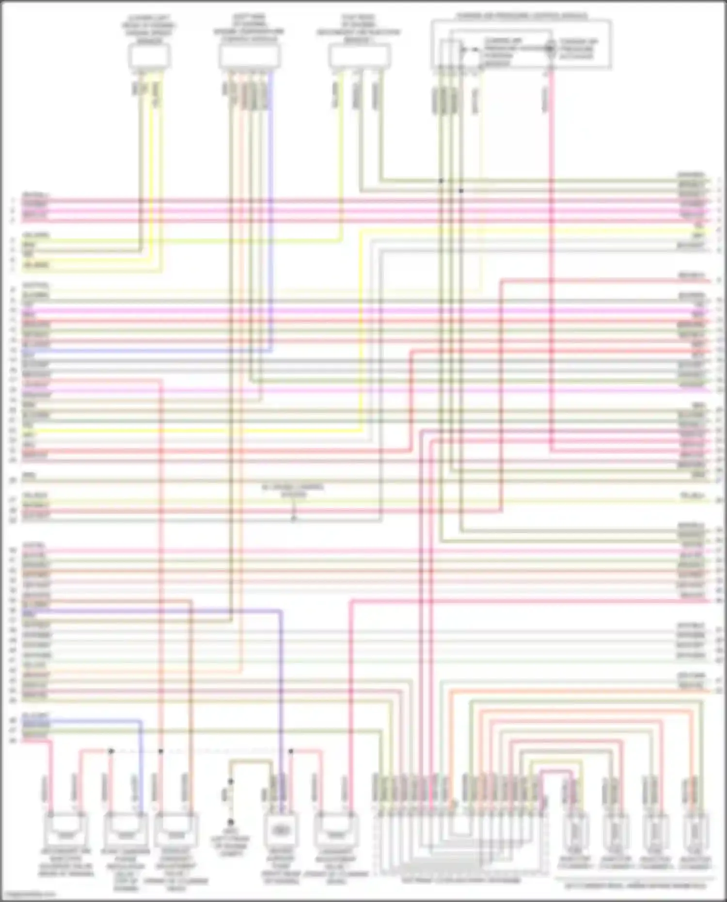 Wiring diagram w/ cruise control system for Volkswagen Tiguan II facelift (2020-2024) (6 of 11)
