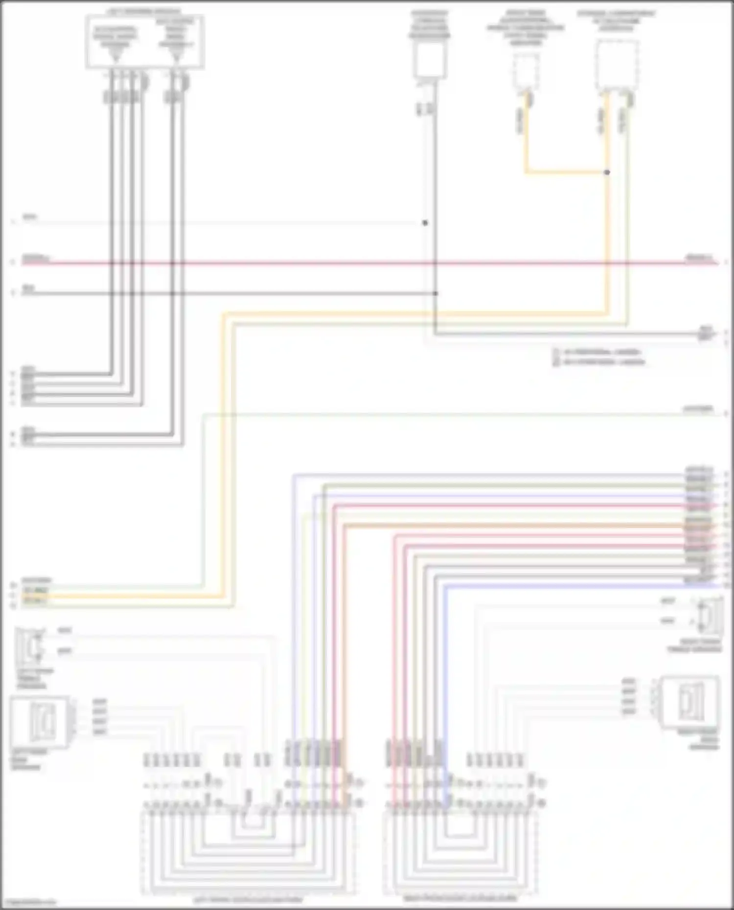 Wiring diagram w/o peripheral camera for Volkswagen Tiguan II facelift (2020-2024) (7 of 26)