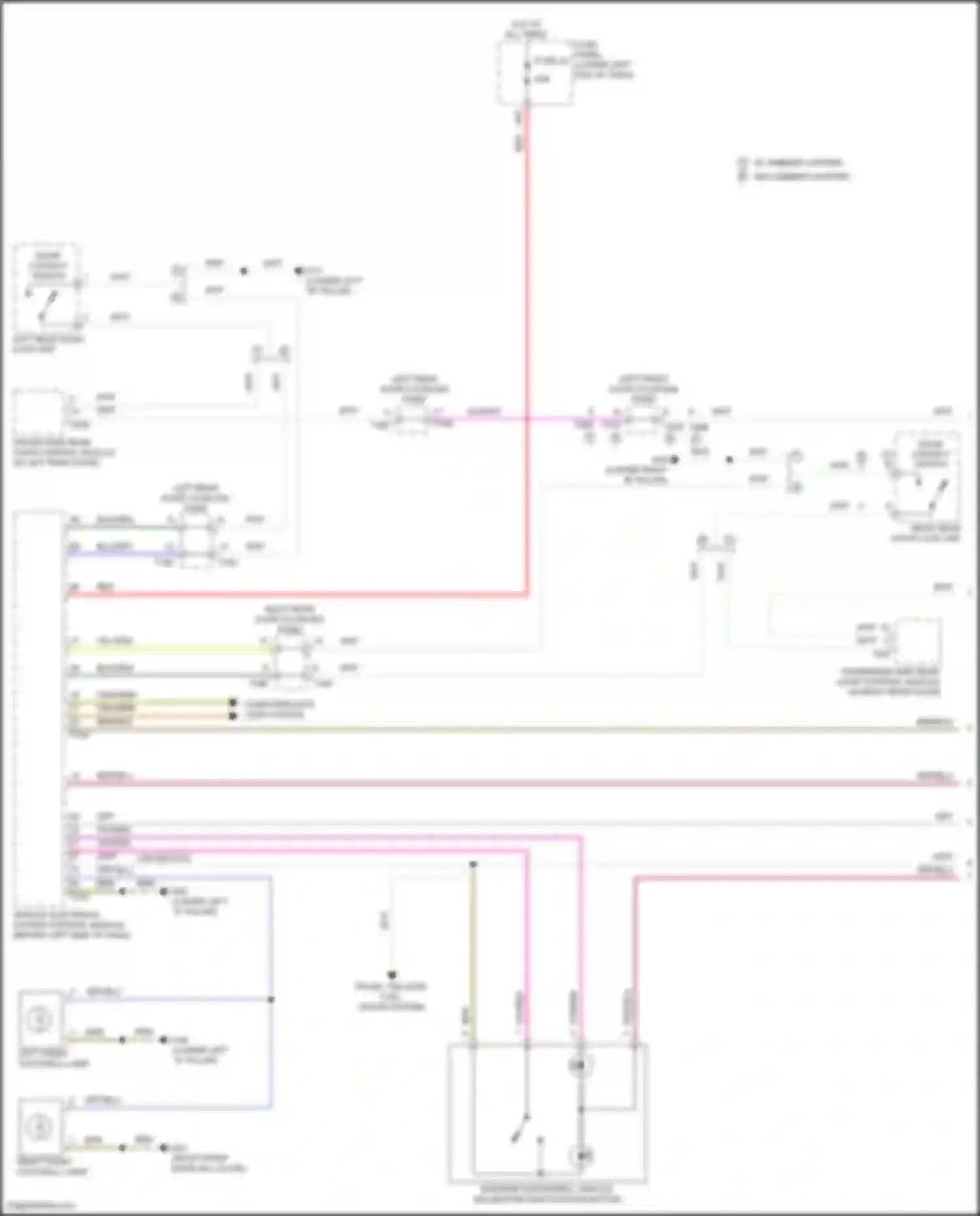 Tiguan Volkswagen II (2016-2020): Courtesy lamps circuit (1 of 3)