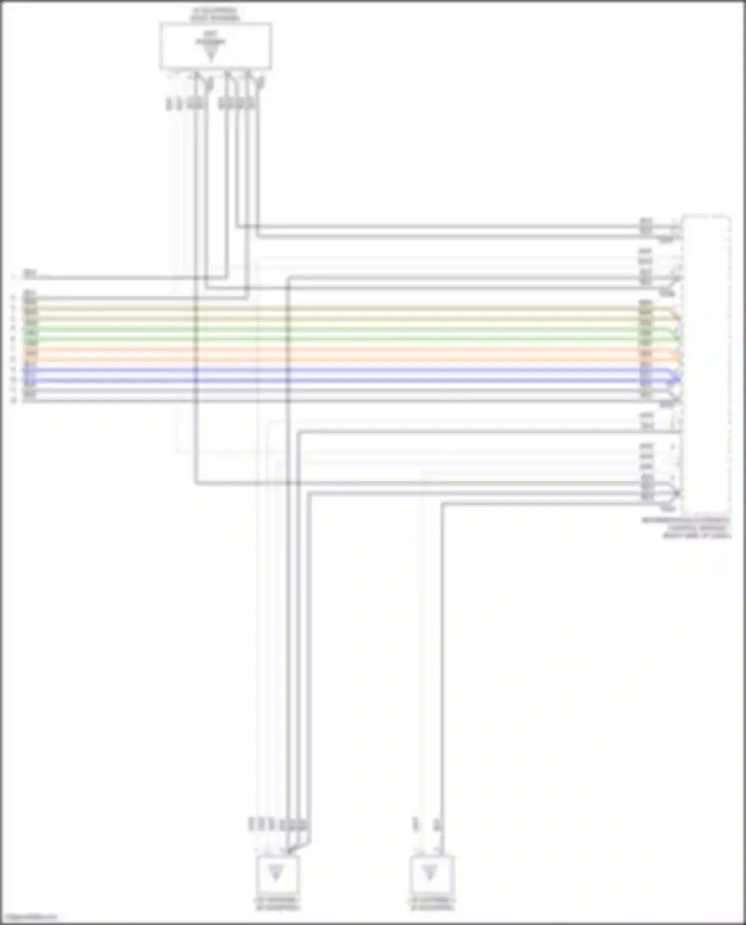Tiguan Volkswagen II (2016-2020): Radio circuit, w/o amplifier (4 of 4)