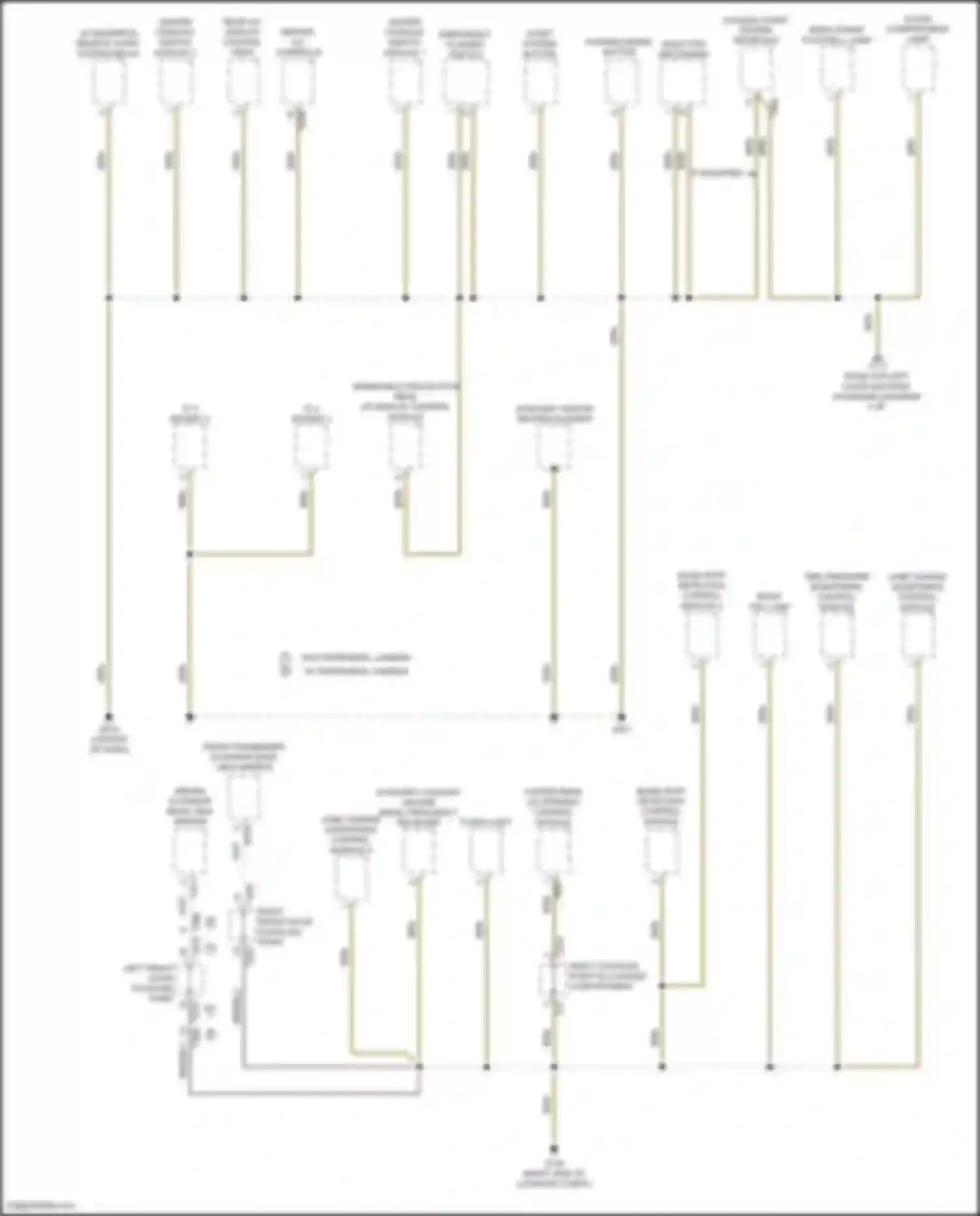 Wiring diagram 12 v socket 3 for Volkswagen Tiguan II (2016-2020) (1 of 2)