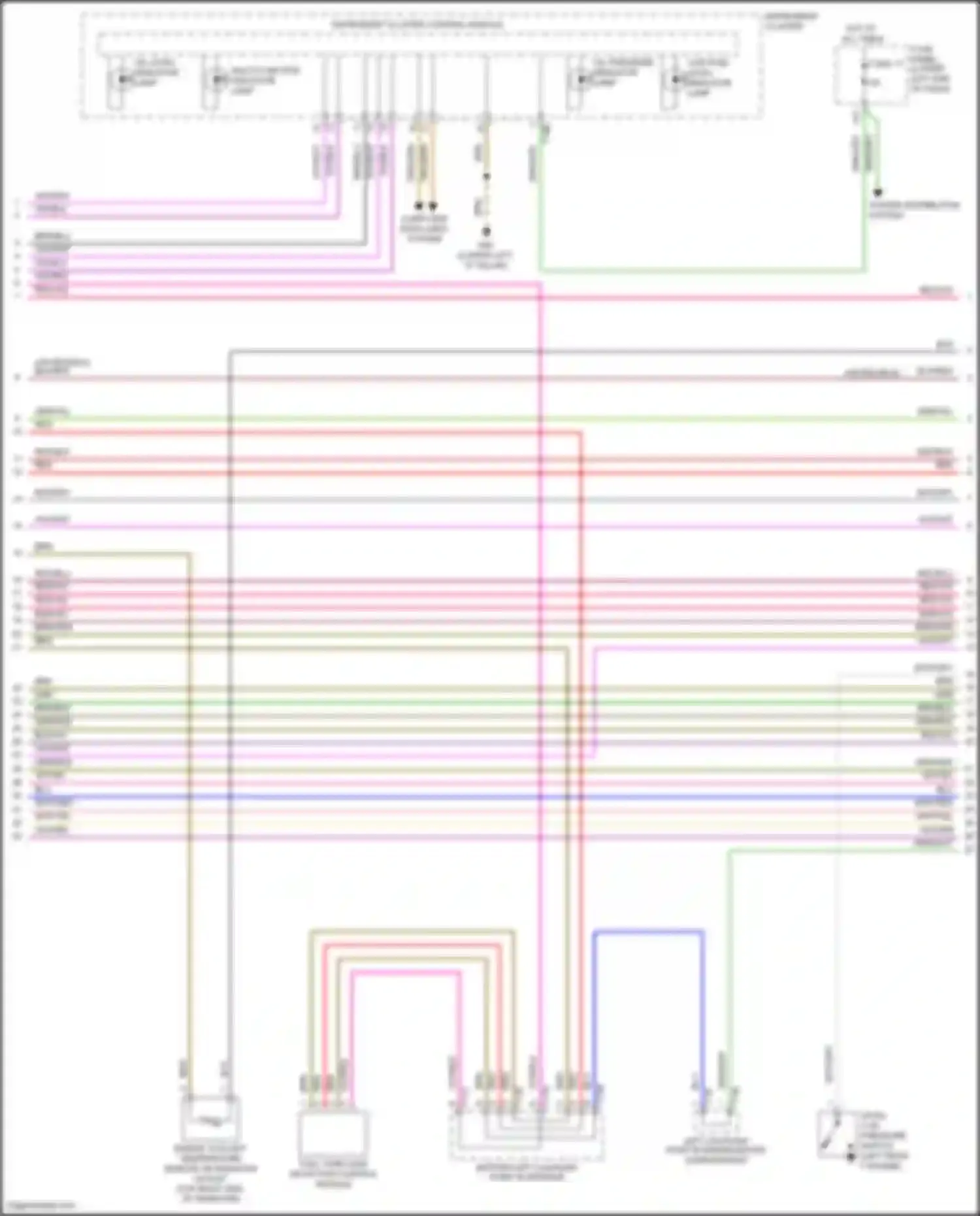 Wiring diagram computer data lines system for Volkswagen Tiguan II (2016-2020) (89 of 92)