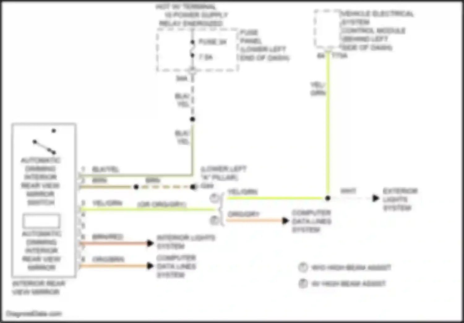 Wiring diagram computer data lines system for Volkswagen Tiguan II (2016-2020) (32 of 92)