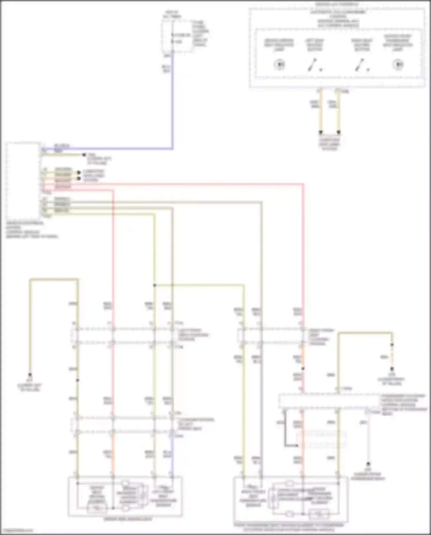 Wiring diagram computer data lines system for Volkswagen Tiguan II (2016-2020) (75 of 92)