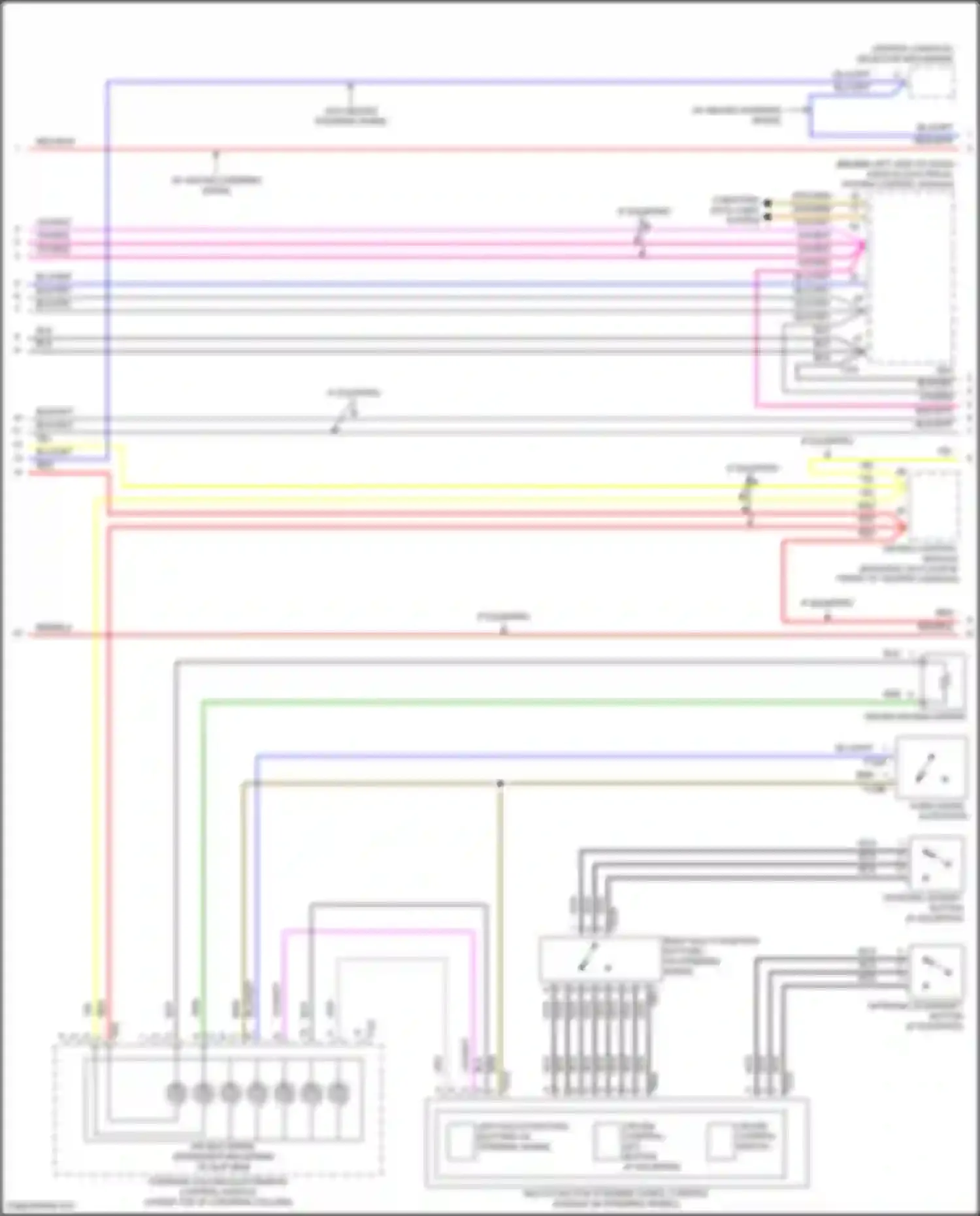 Wiring diagram computer data lines system for Volkswagen Tiguan II (2016-2020) (58 of 92)