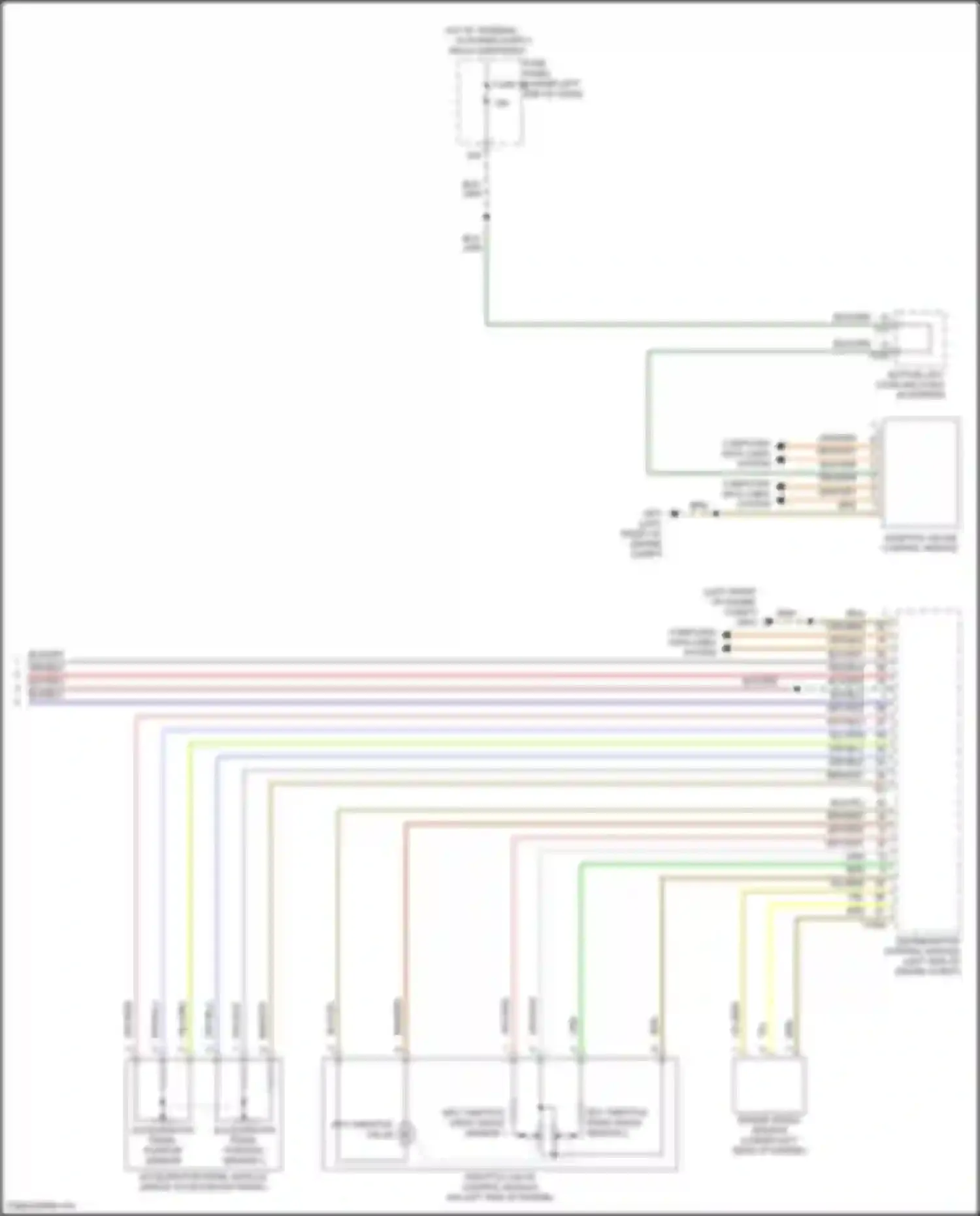 Wiring diagram computer data lines system for Volkswagen Tiguan II (2016-2020) (34 of 92)