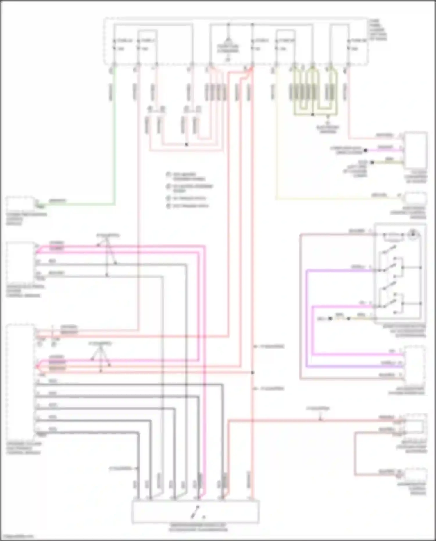 Wiring diagram electronic damping control module for Volkswagen Tiguan II (2016-2020) (4 of 4)