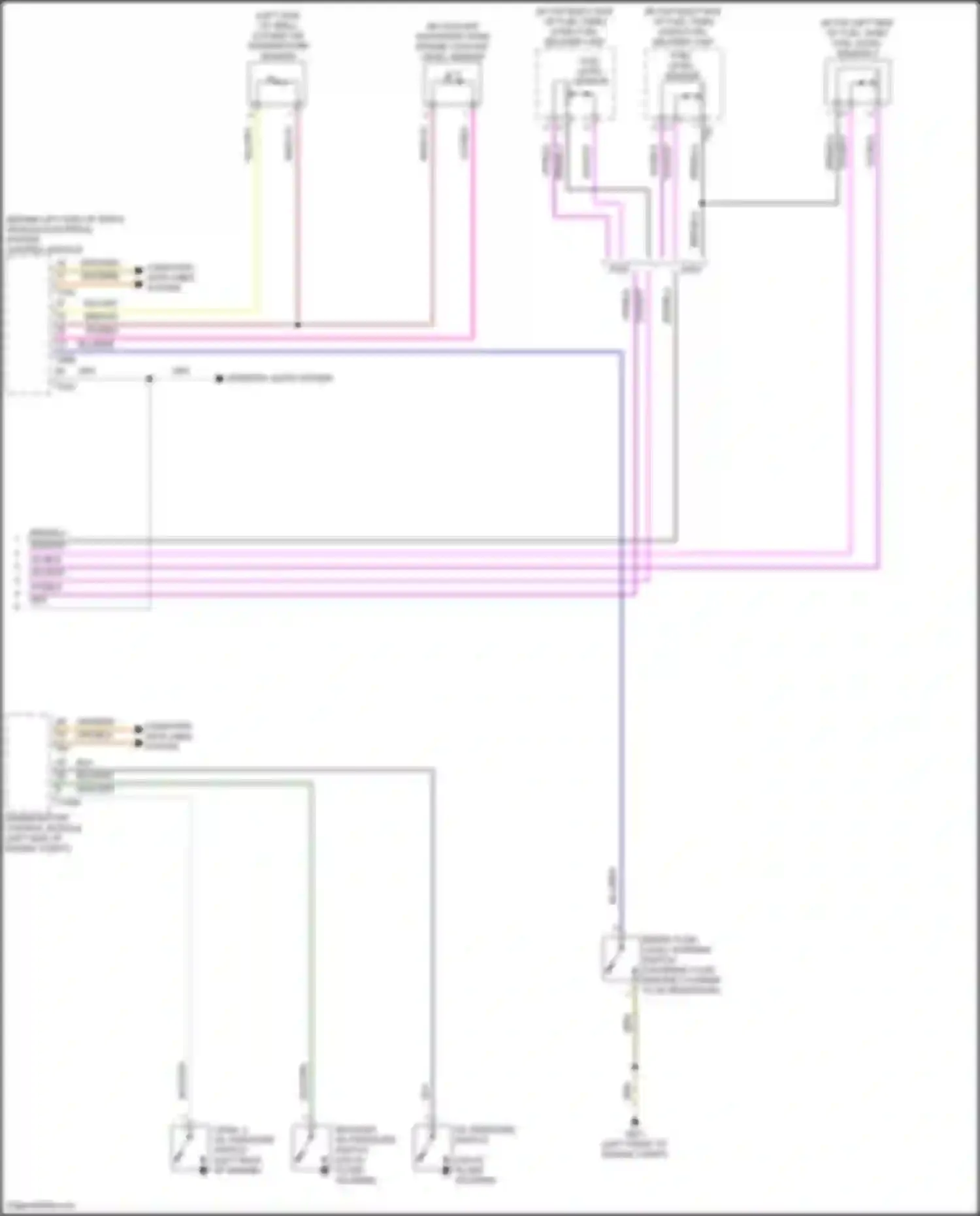 Wiring diagram engine coolant level sensor for Volkswagen Tiguan II (2016-2020) (3 of 5)